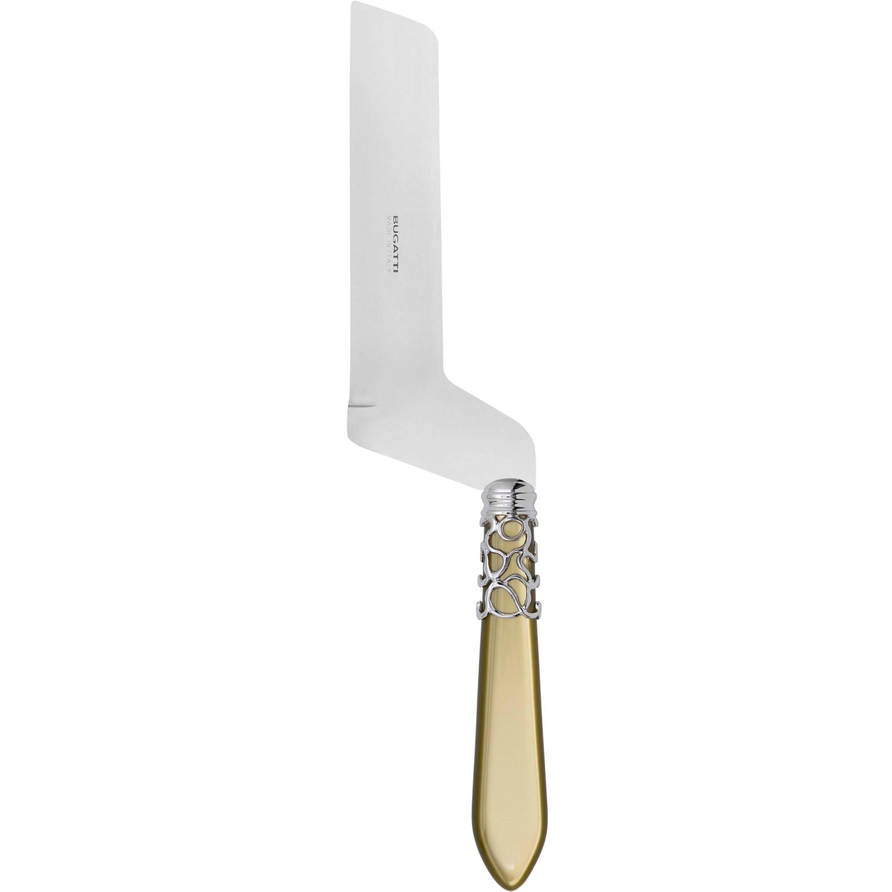 Melodia Brilliant Soft Cheese Offset Knife - chartreuse green