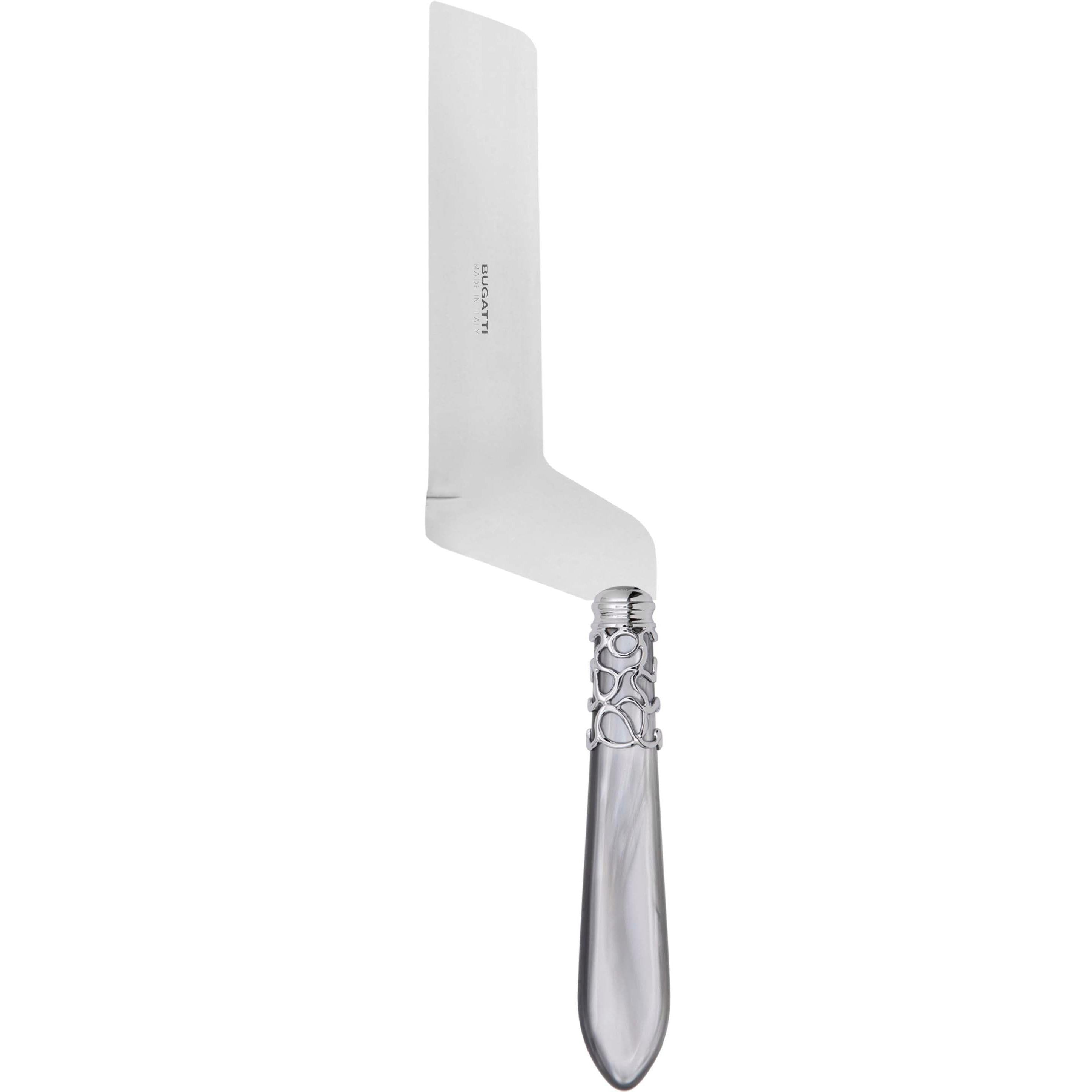 Melodia Brilliant Soft Cheese Offset Knife - gray