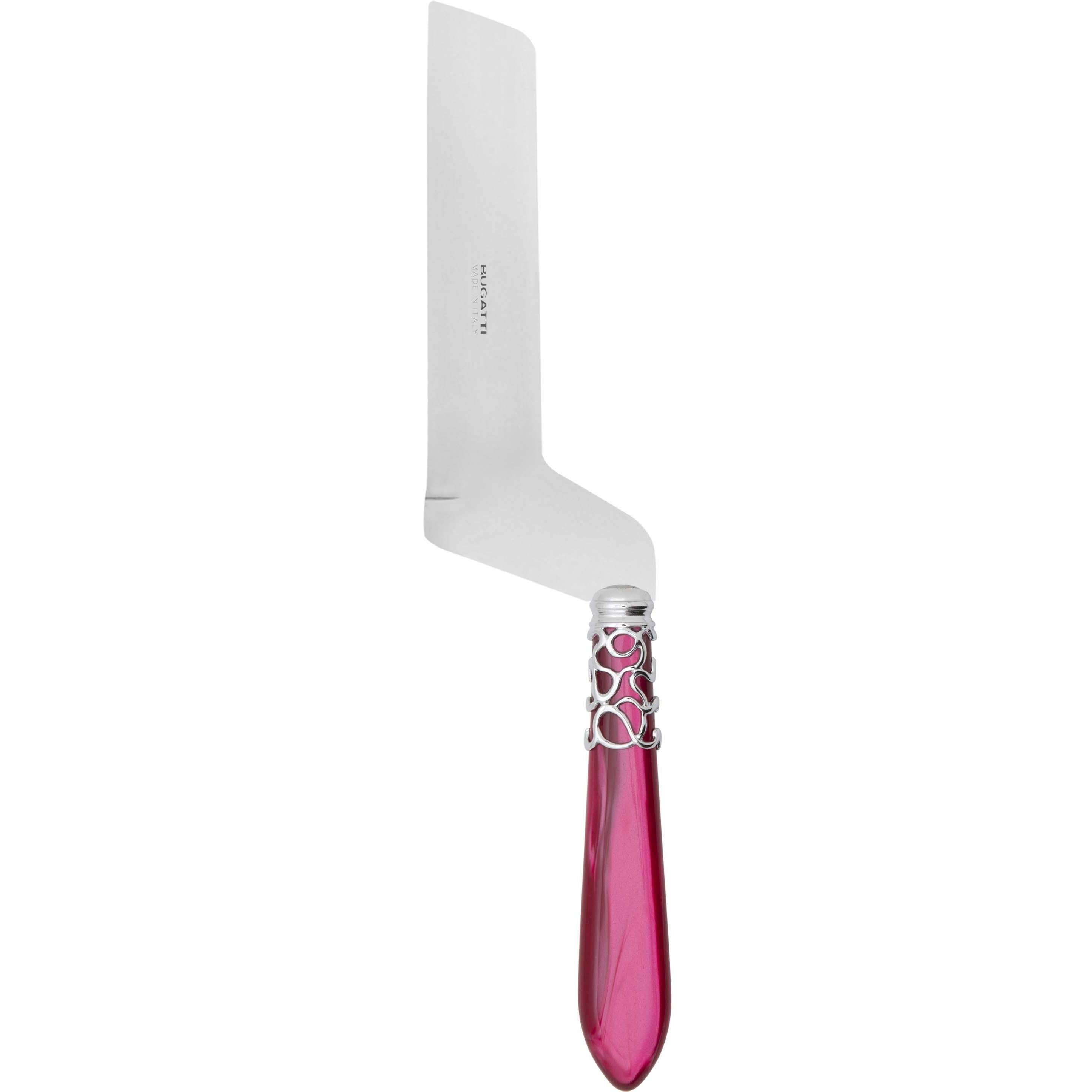 Melodia Brilliant Soft Cheese Offset Knife - raspberry