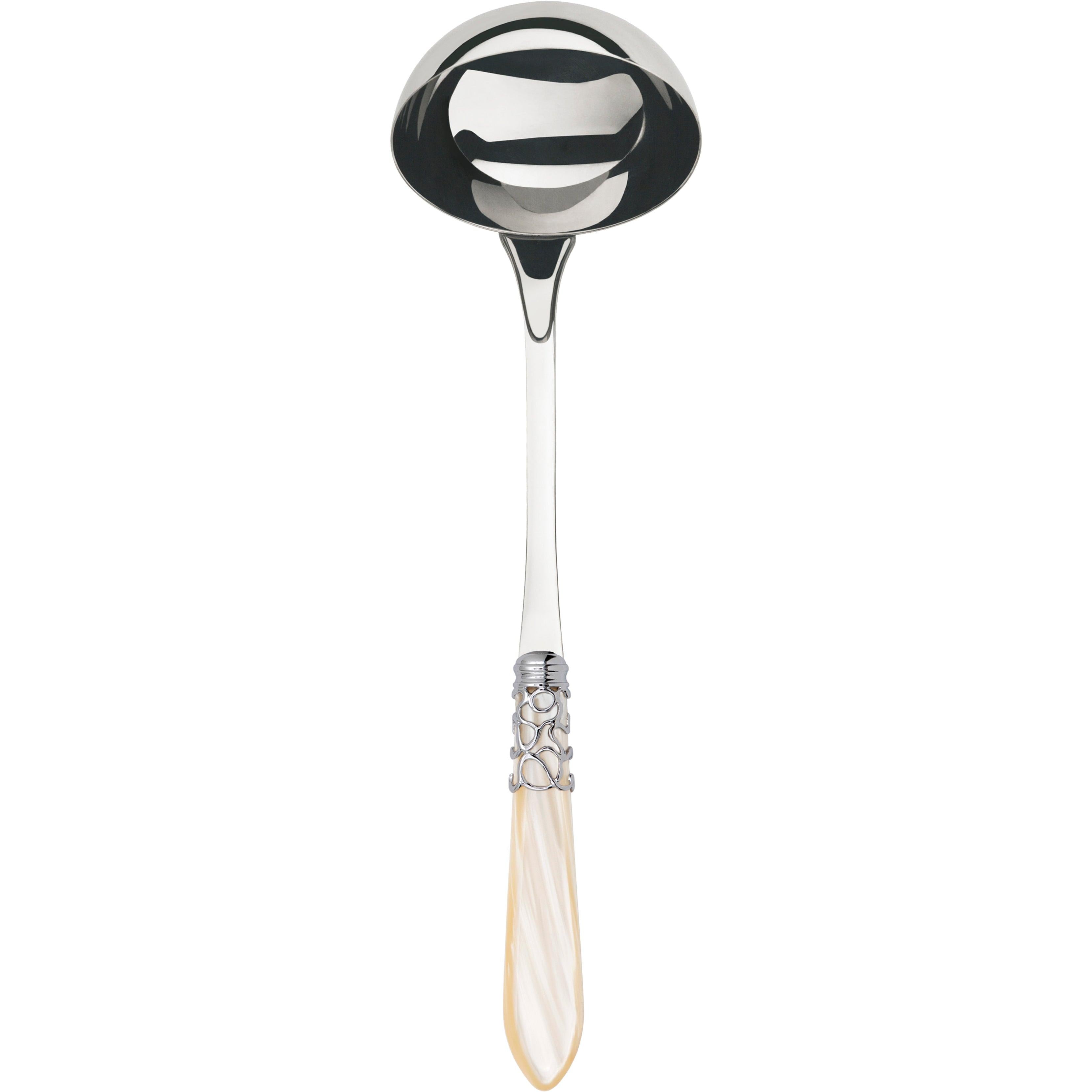 Melodia Brilliant Soup Ladle - Ivory