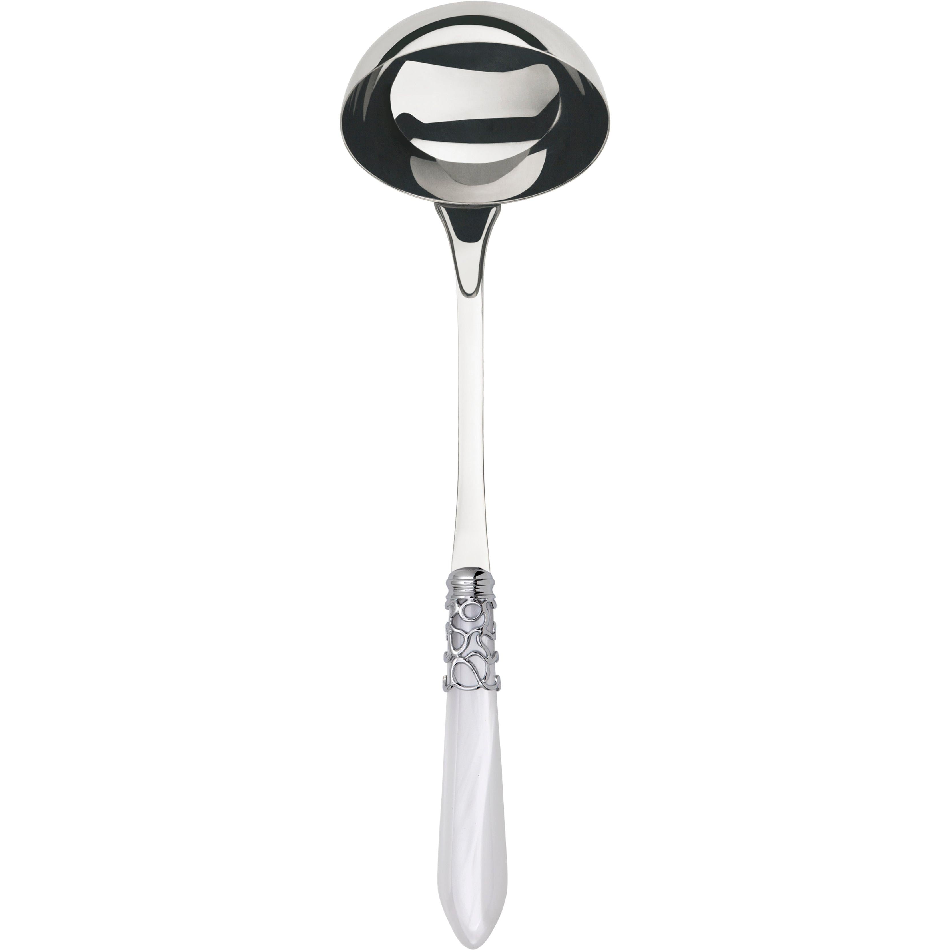 Melodia Brilliant Soup Ladle - white