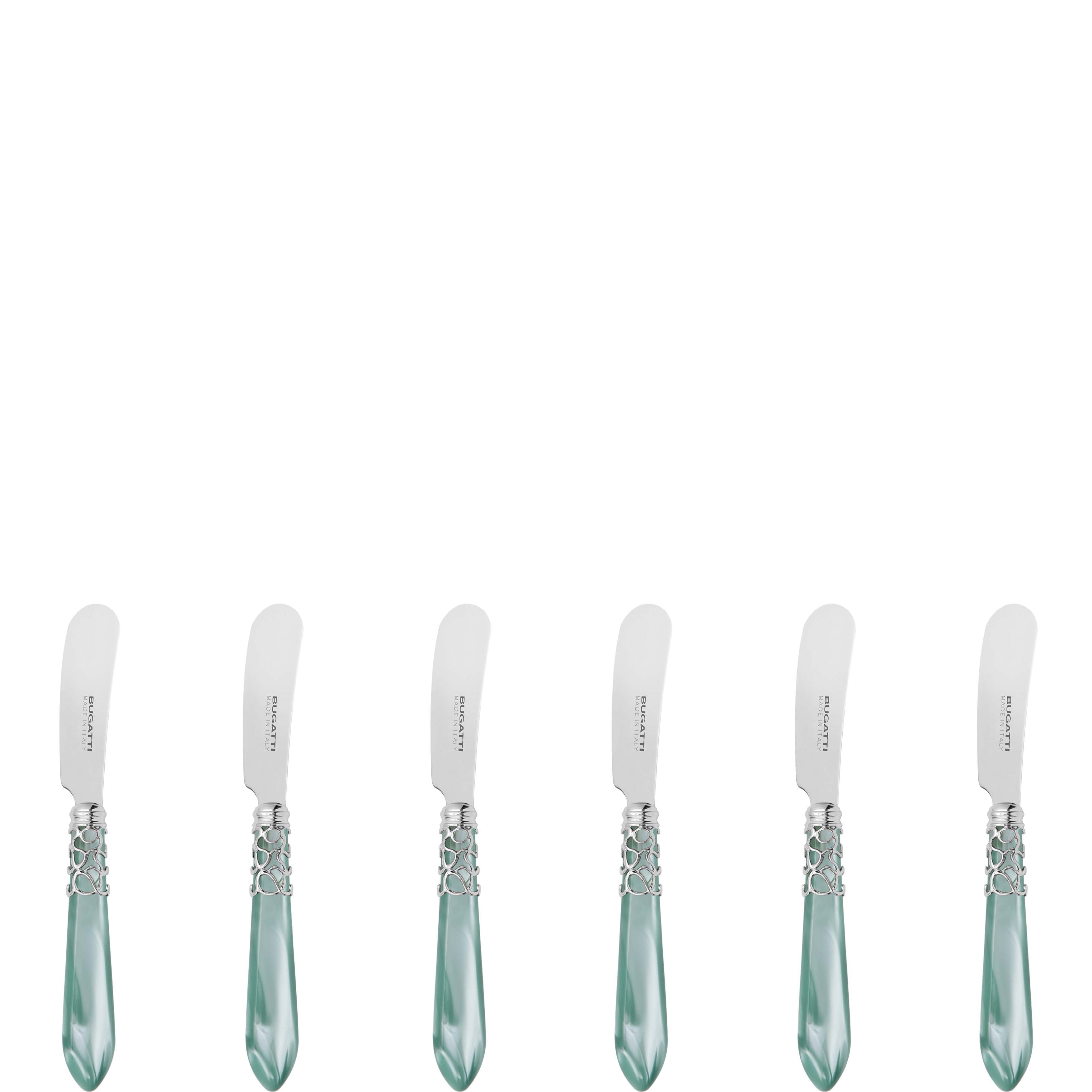 Melodia Brilliant Spreader / Butter Knife Set - AQUA