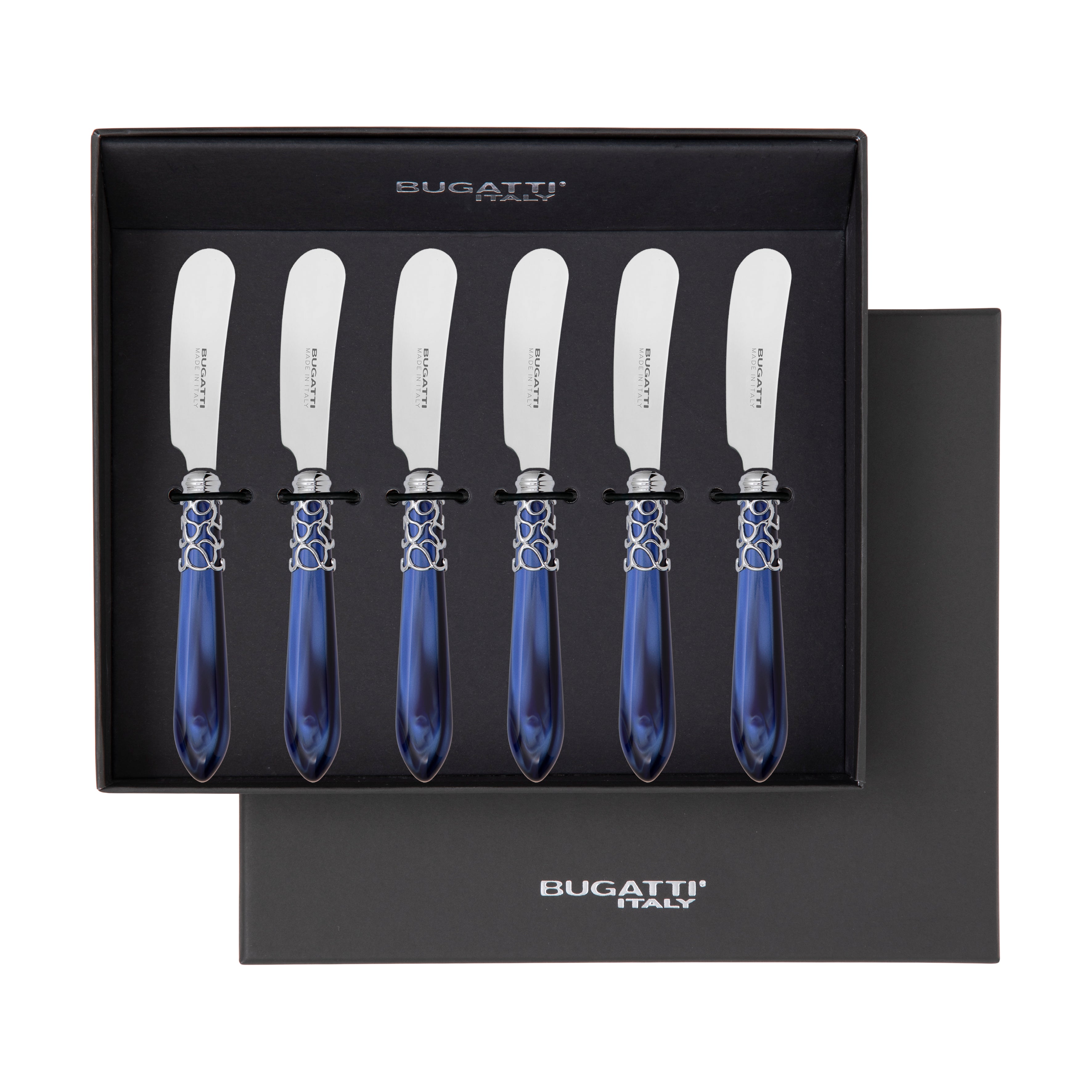 Melodia Brilliant Spreader / Butter Knife Set - BLUE