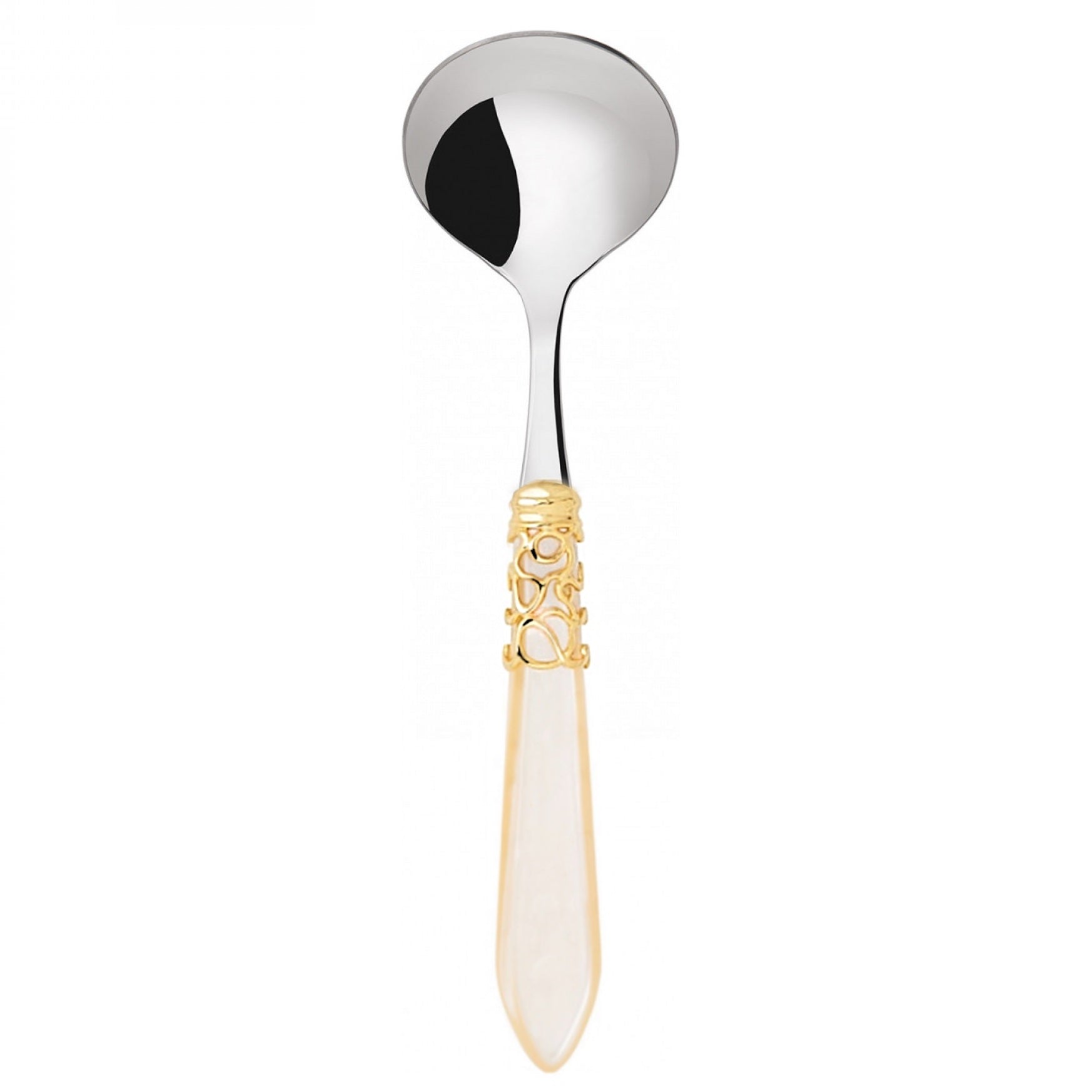 Melodia Gold Sauce Ladle ivory-Casa Bugatti USA