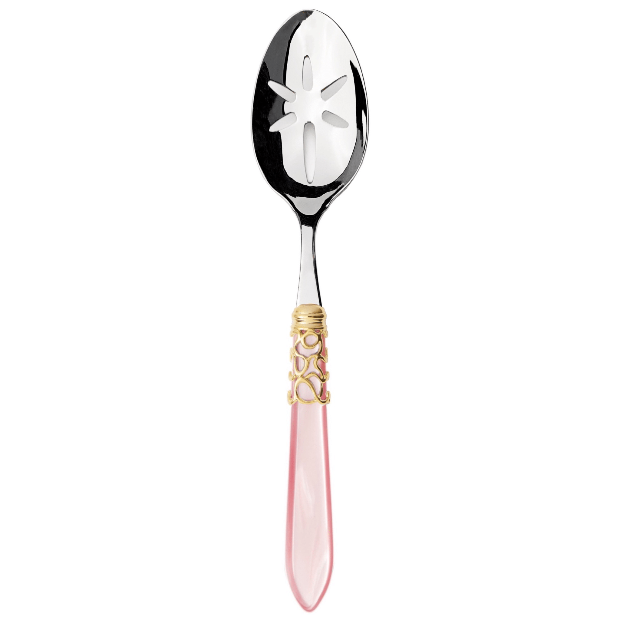 Melodia Gold Slotted Serving Spoon pink-Casa Bugatti USA