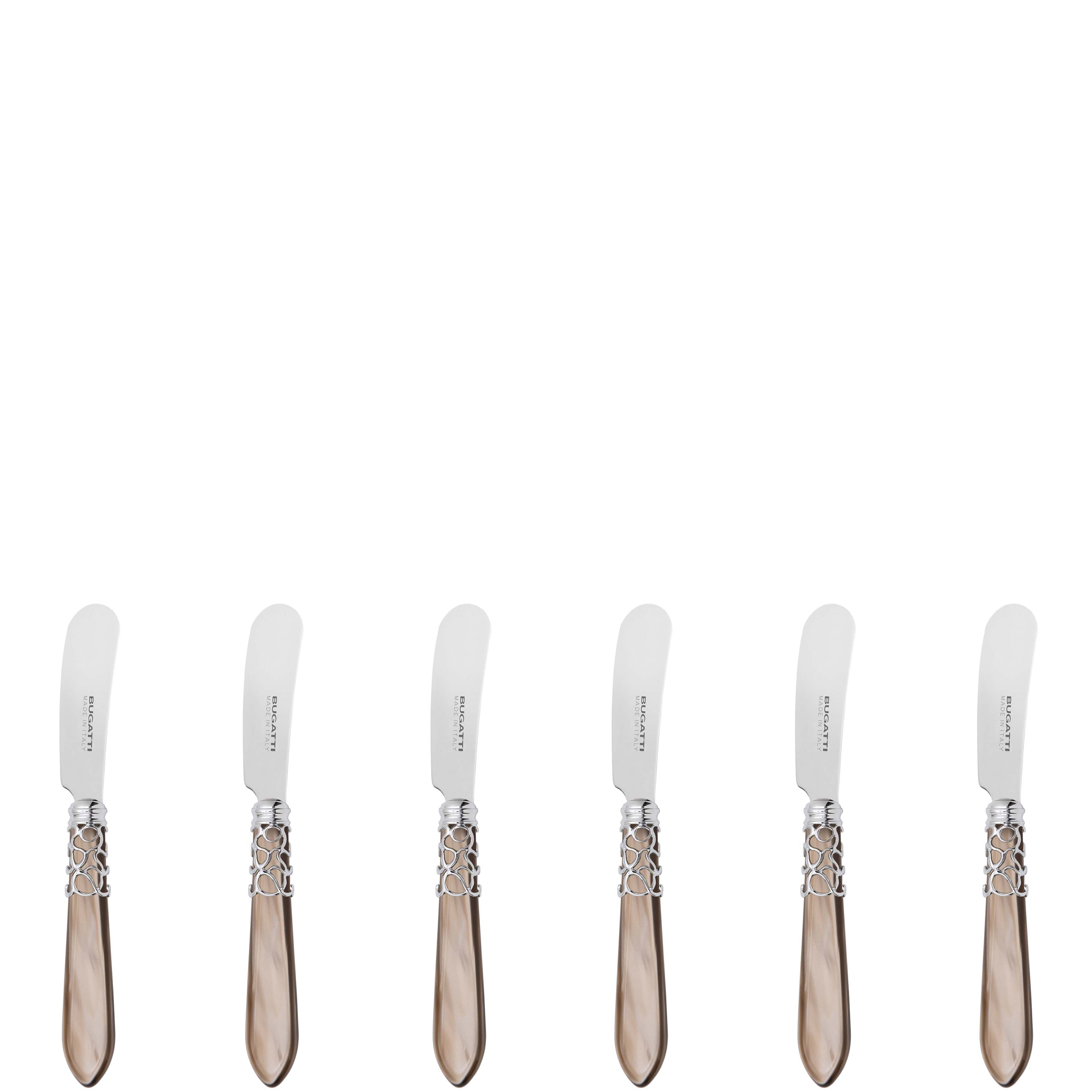 Melodia Spreader / Butter Knife Set - taupe