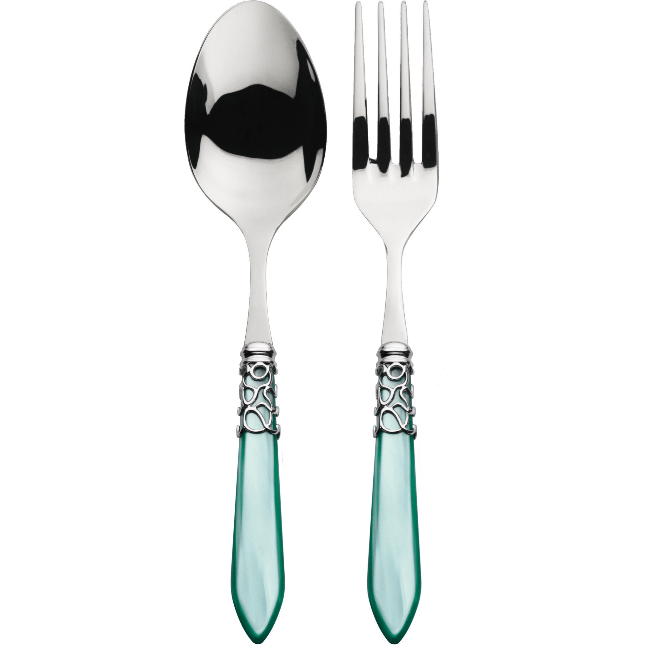Melodia Brilliant 2 Piece Serving Set - Aqua-Casa Bugatti USA