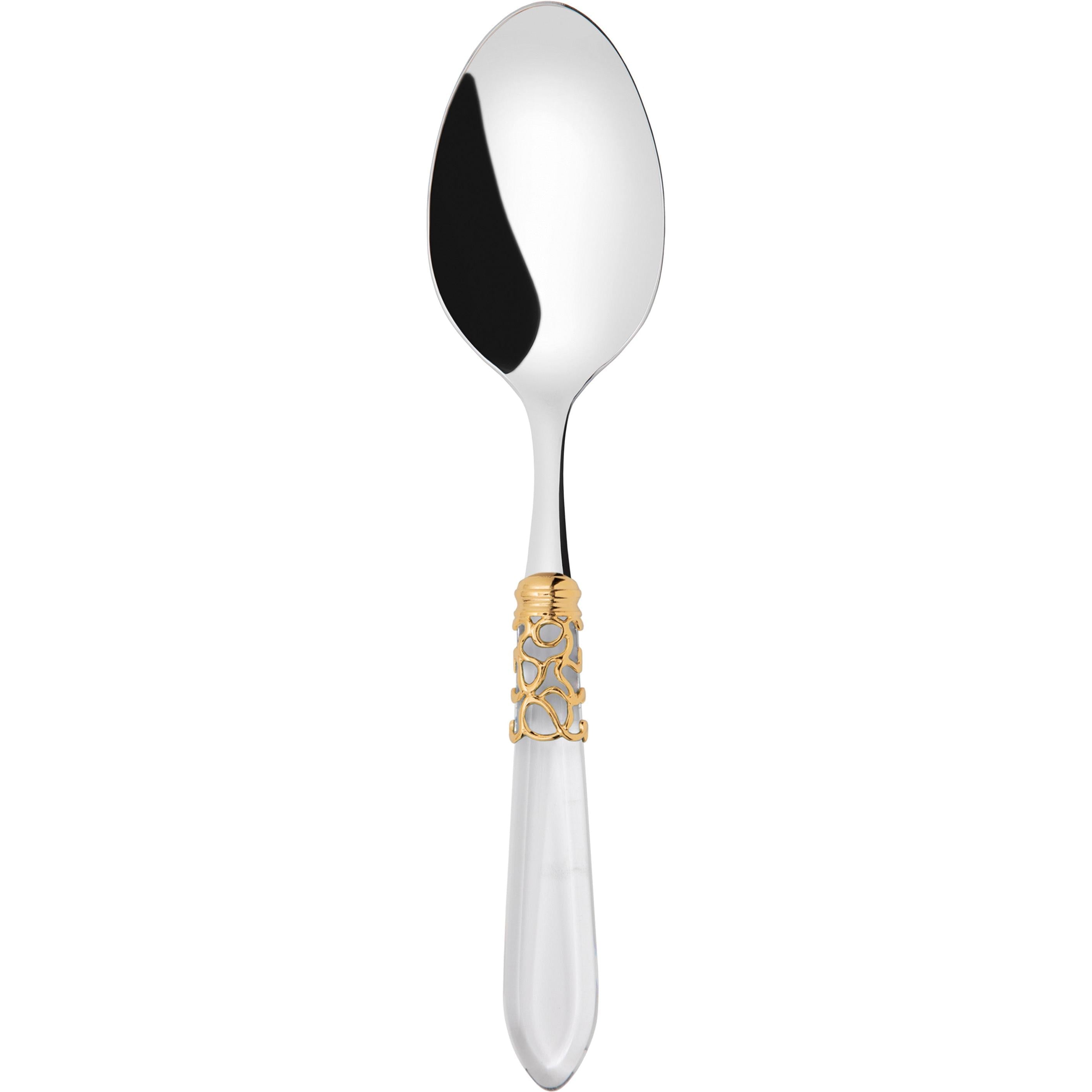 Melodia Gold Serving Spoon - clear