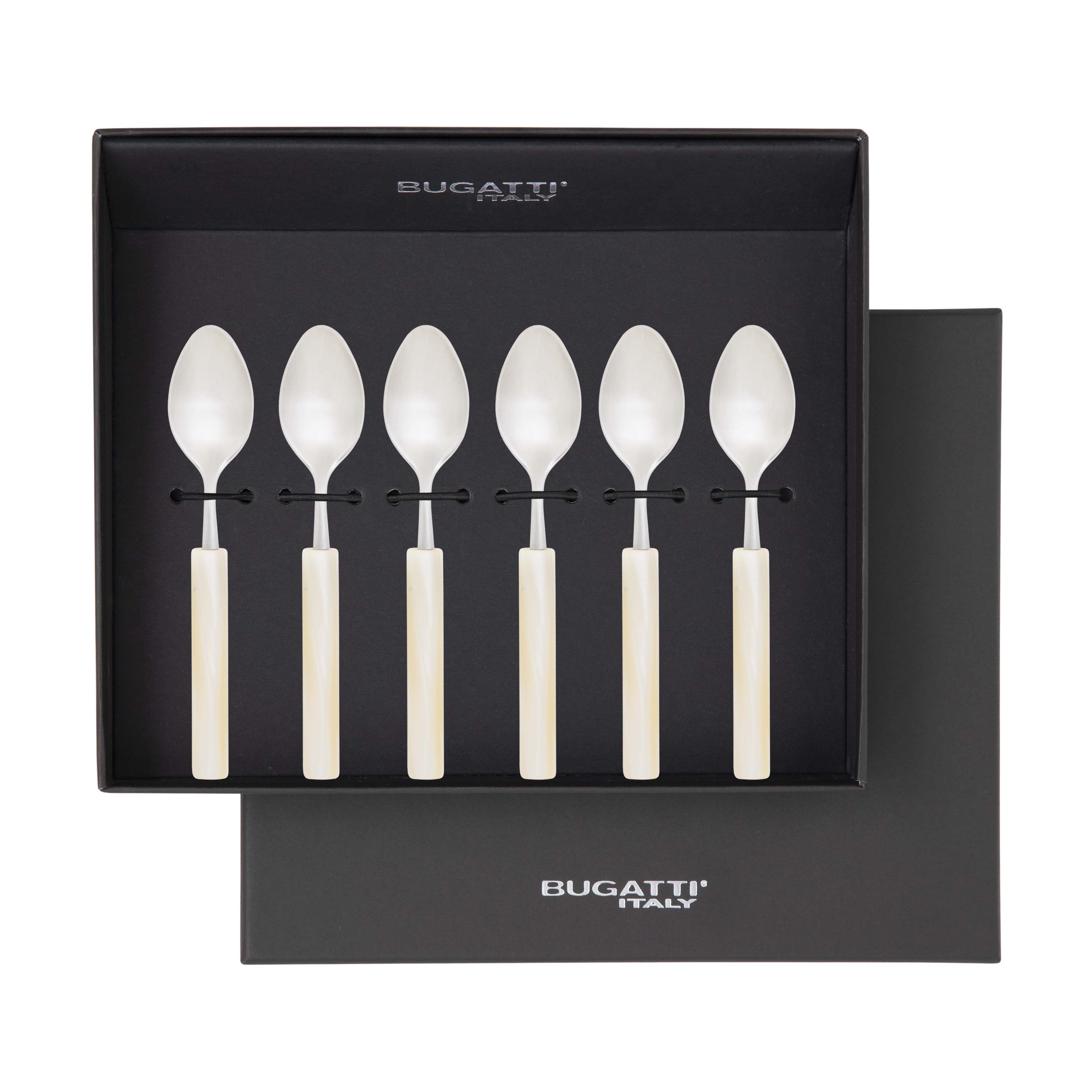 Mediterraneo Moka Spoon Set - Ivory