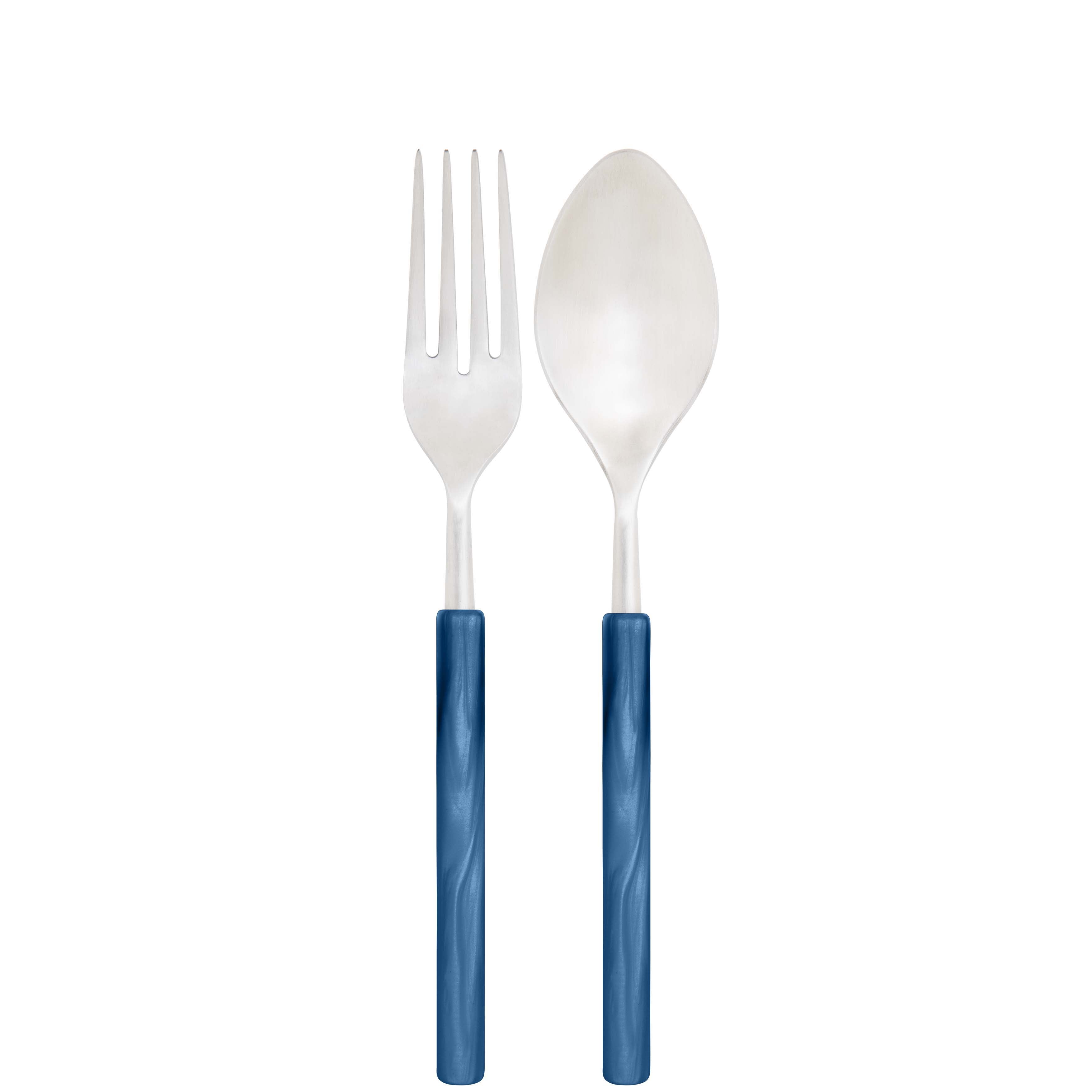 Mediterraneo 2 Piece Serving Set - Teal Blue-Casa Bugatti USA
