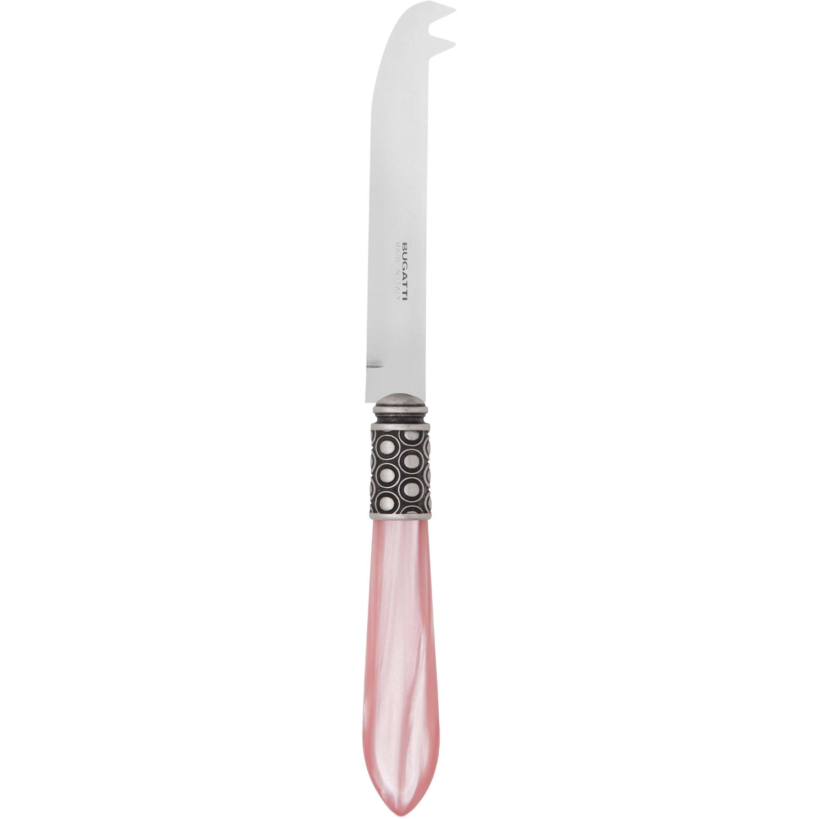 Optical Antique 2 point "deer" cheese Knife - pink