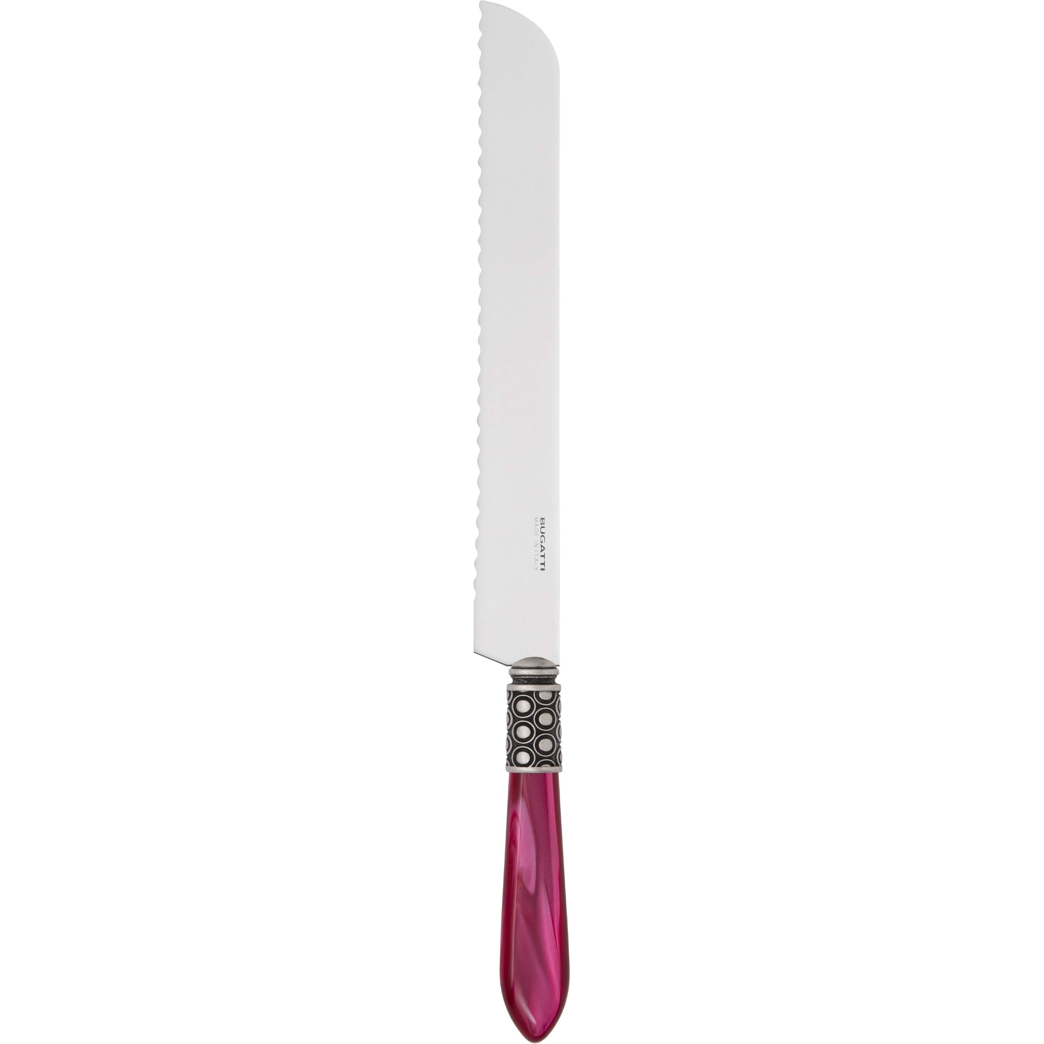 Optical Antique Bread Knife - raspberry-Casa Bugatti USA