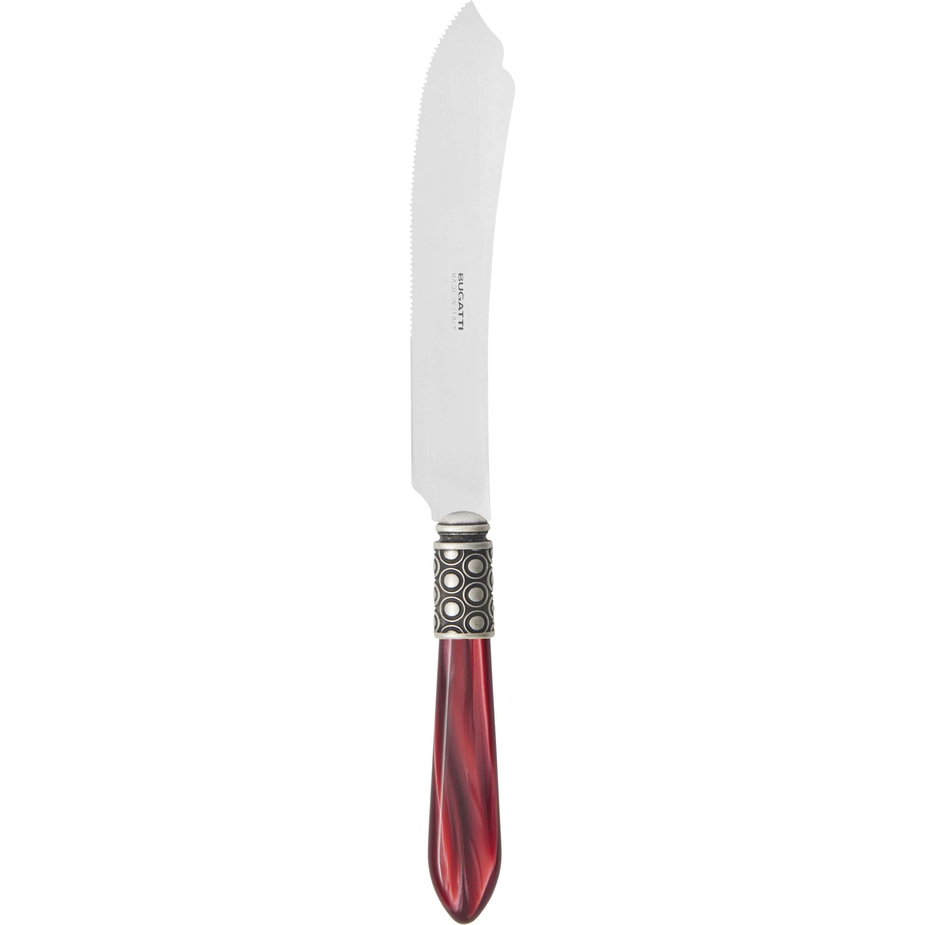 Optical Antique Cake Knife 28 cm (11.02 inch) - burgundy