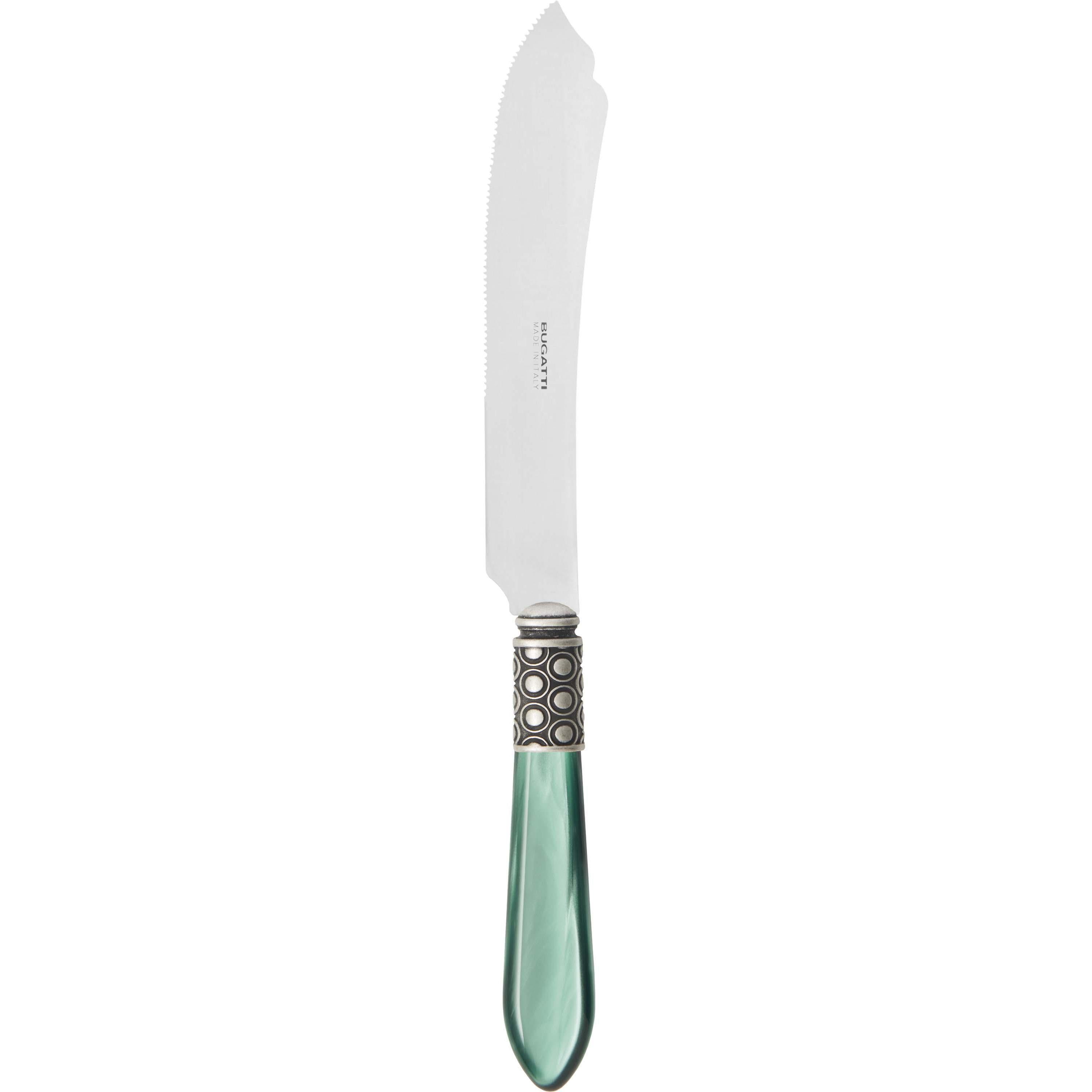 Optical Antique Cake Knife 28 cm (11.02 inch) - green