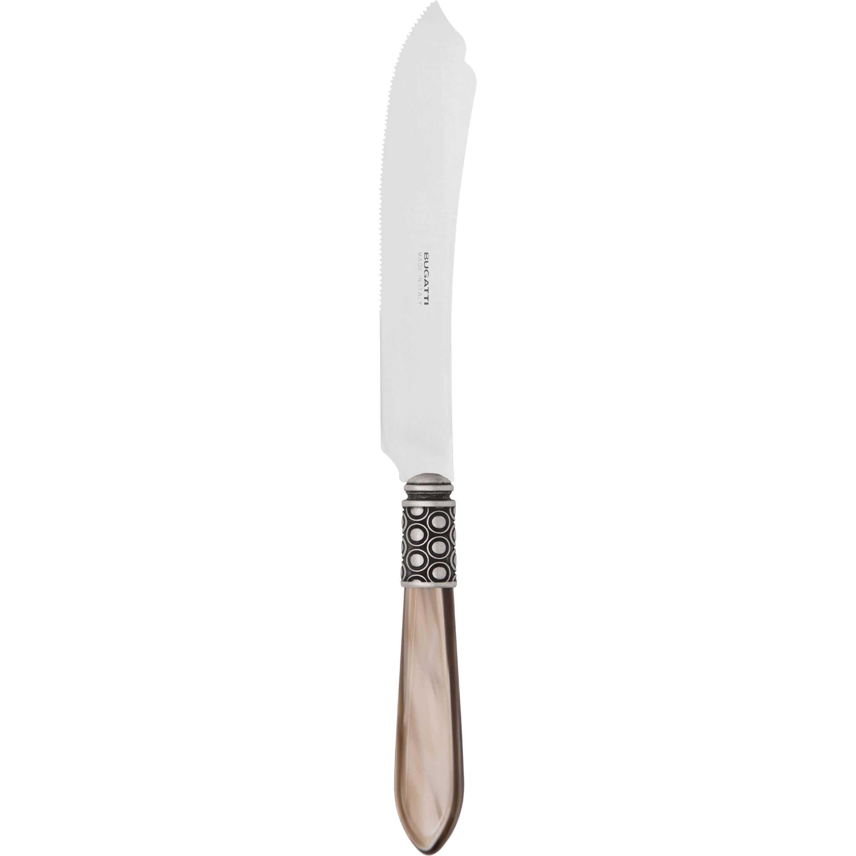 Optical Antique Cake Knife 28 cm (11.02 inch) - taupe