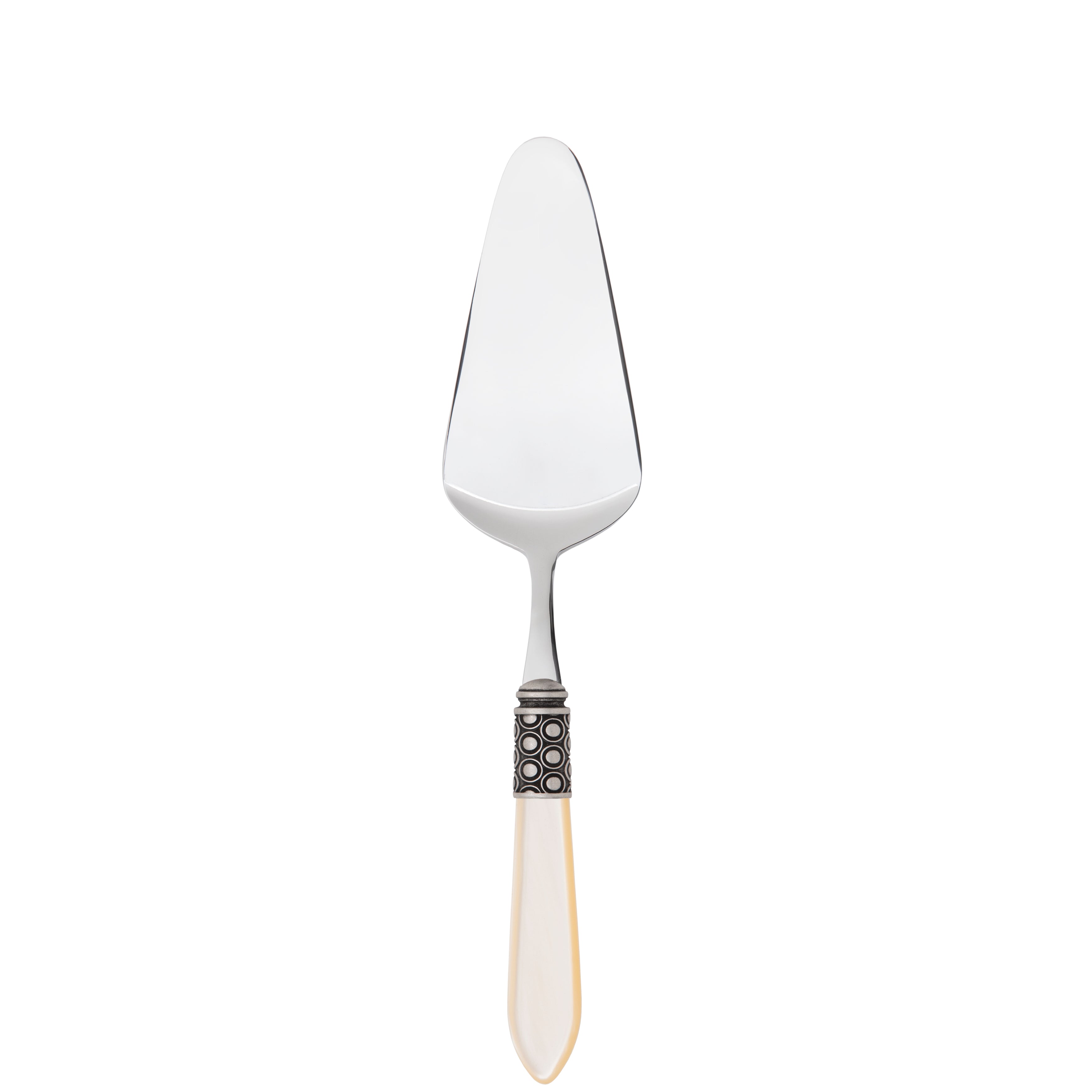Optical Antique Cake Server in gift box - Ivory