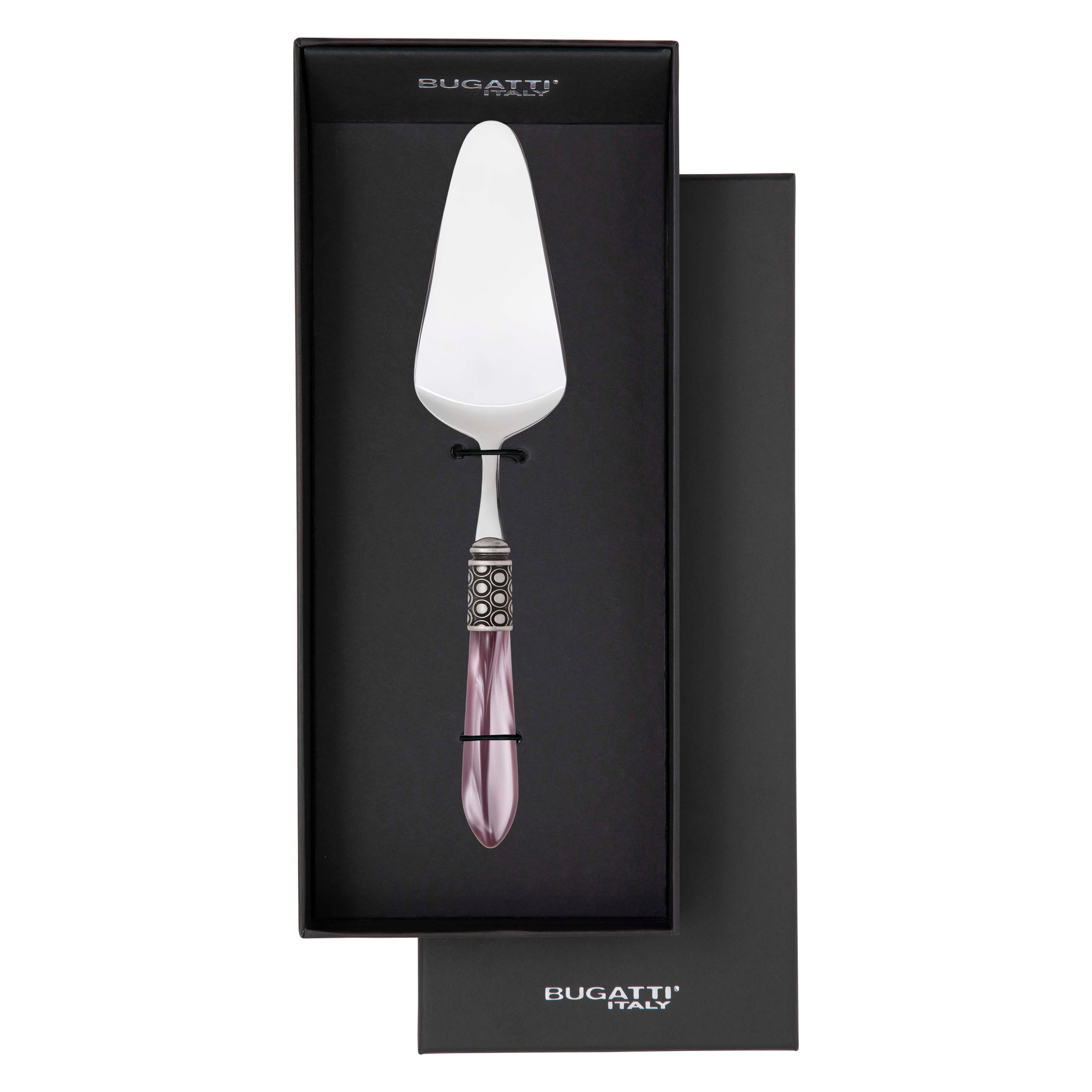 Optical Antique Cake Server in gift box - lilac