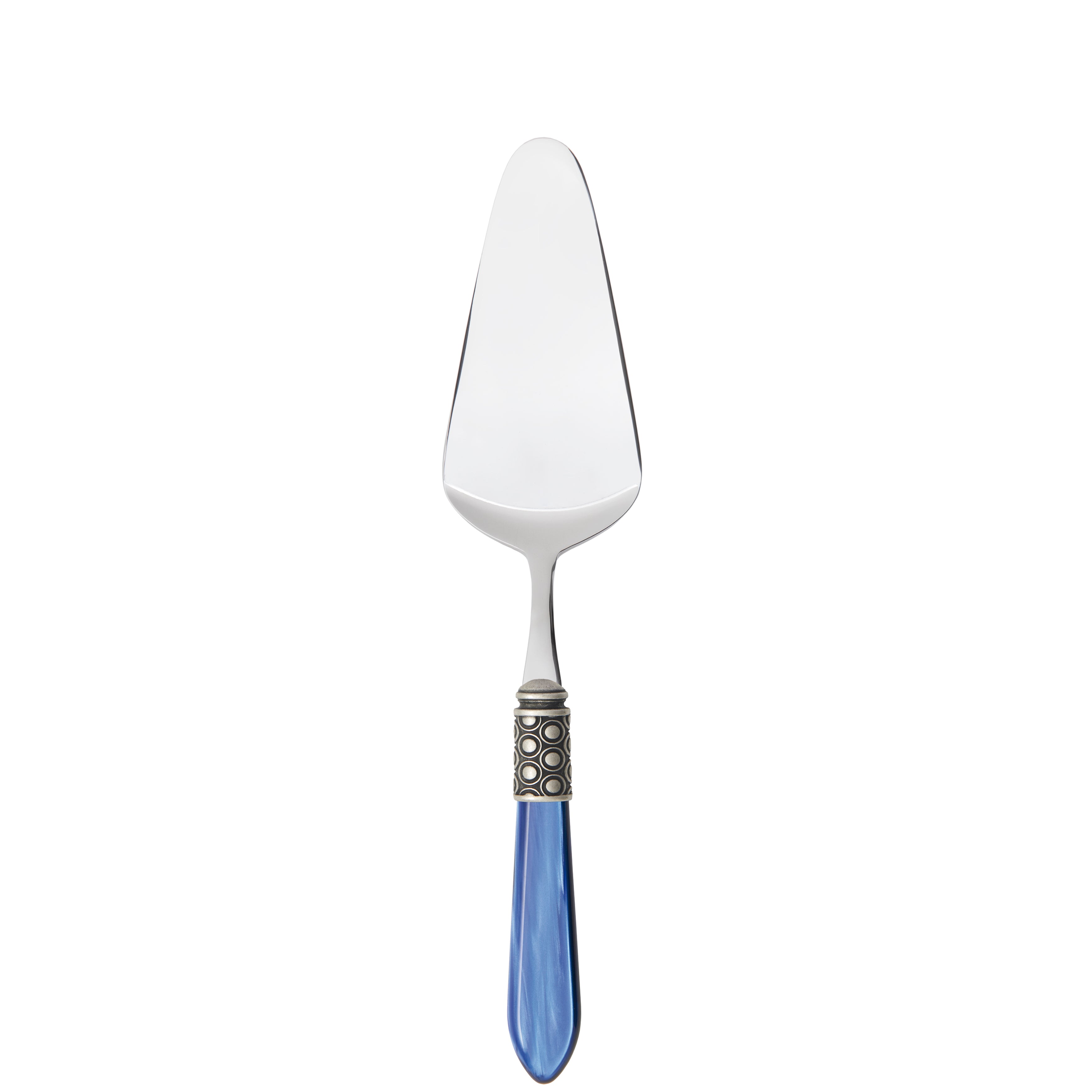 Optical Antique Cake Server in gift box - royal blue
