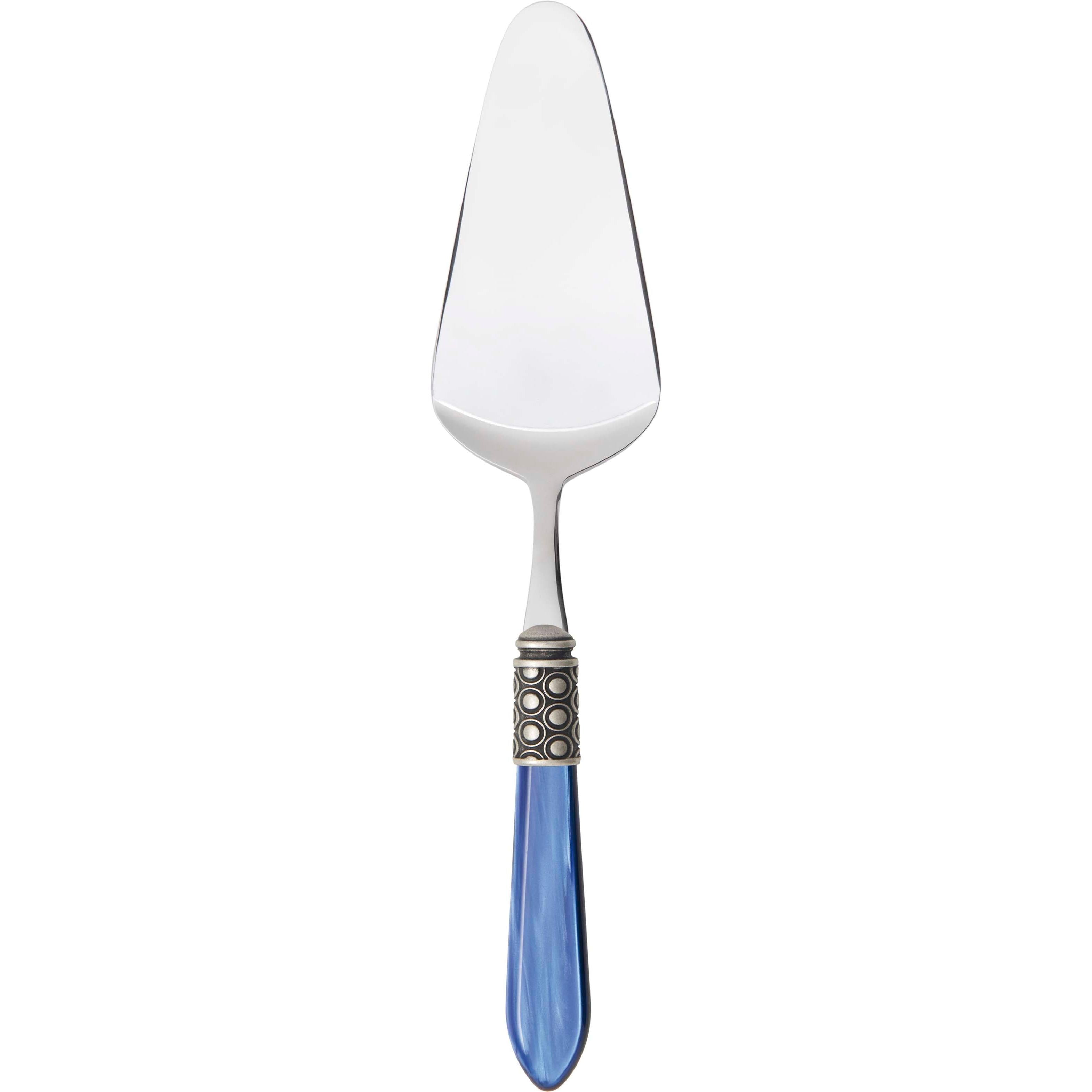 Optical Antique Cake Server - royal blue