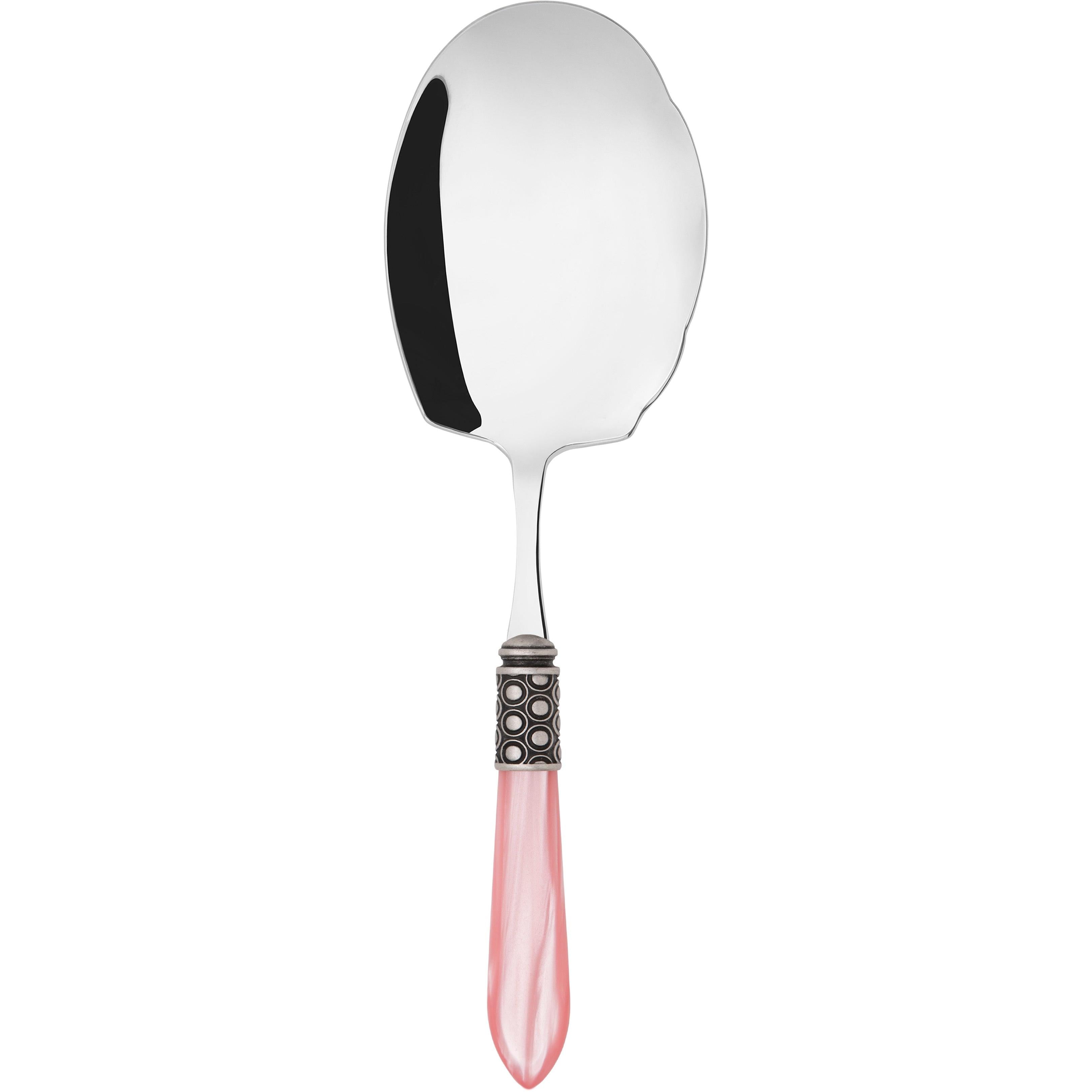 Optical Antique Kebab Serving Spoon - pink