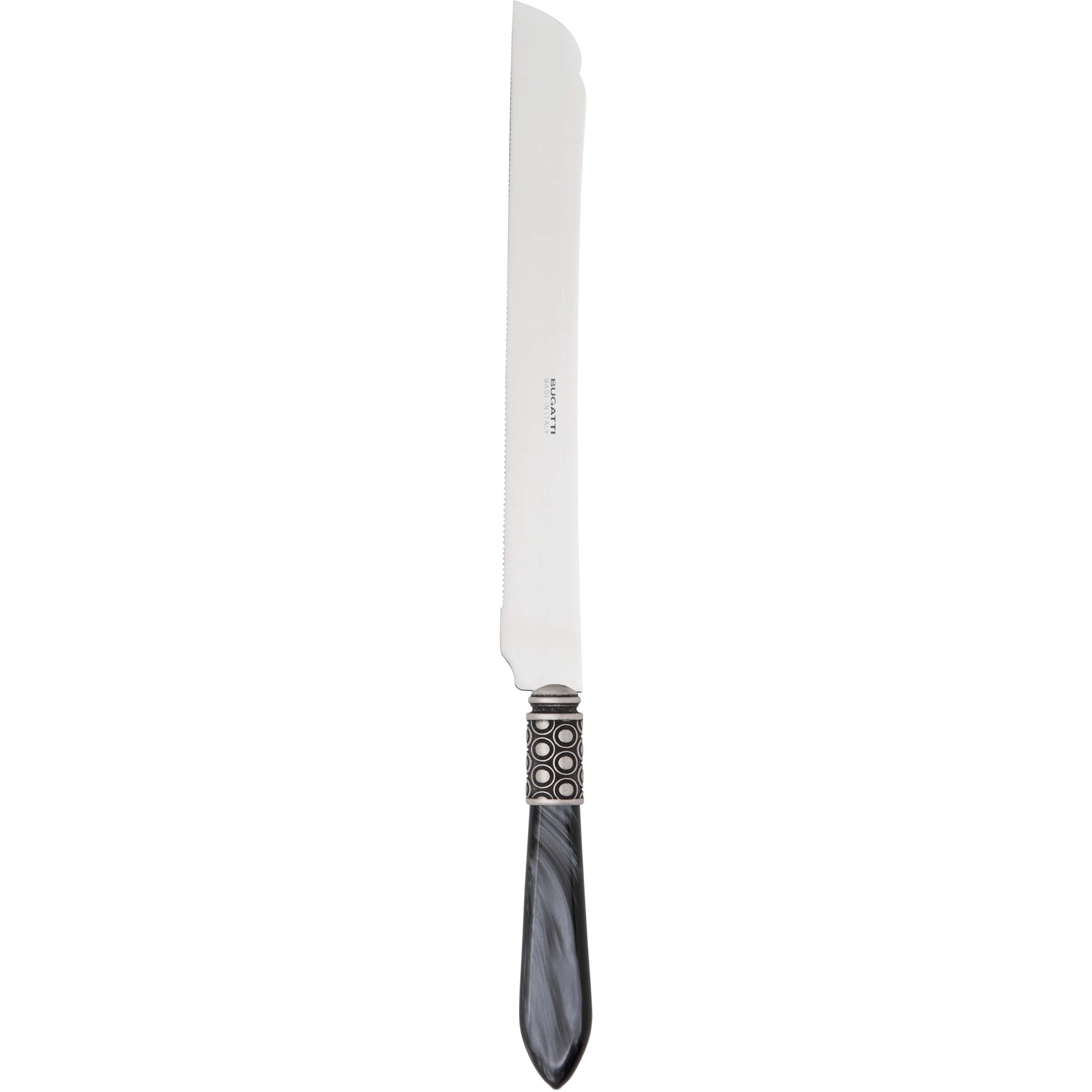 Optical Antique Long Cake Knife 32 cm (12.60 inch) - charcoal