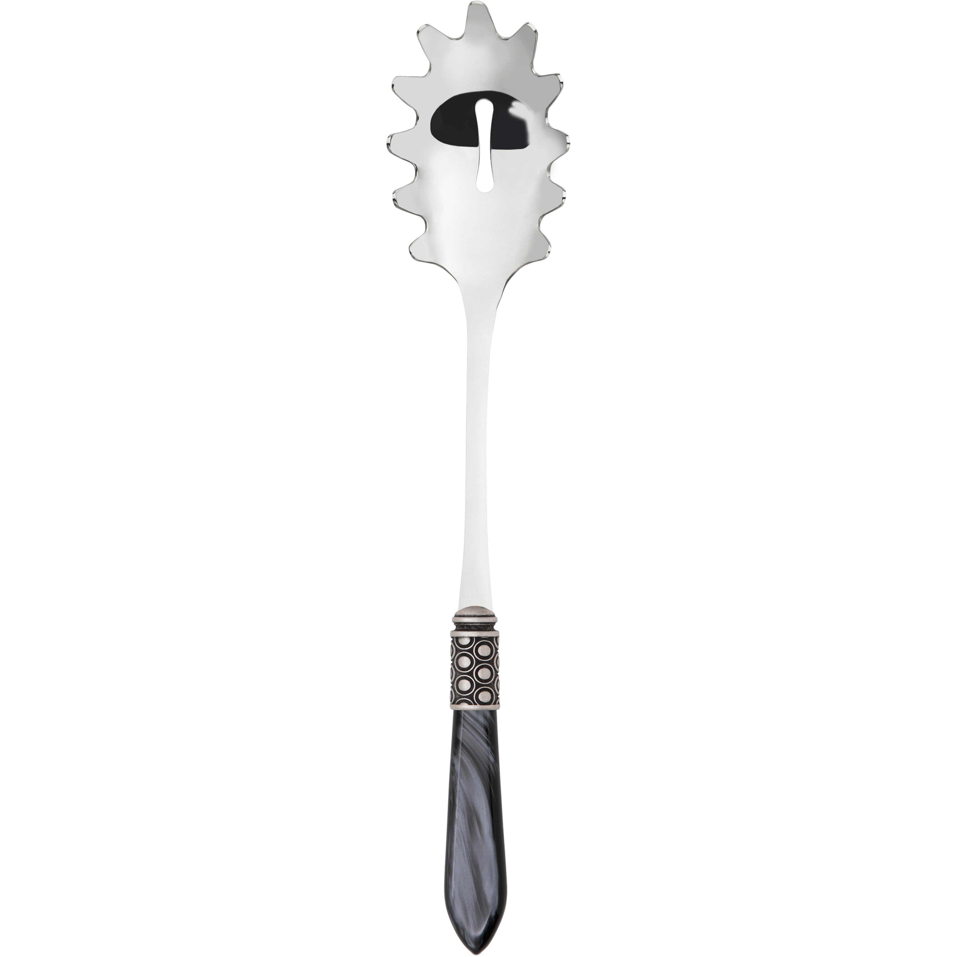 Optical Antique Pasta / Spaghetti Server - charcoal