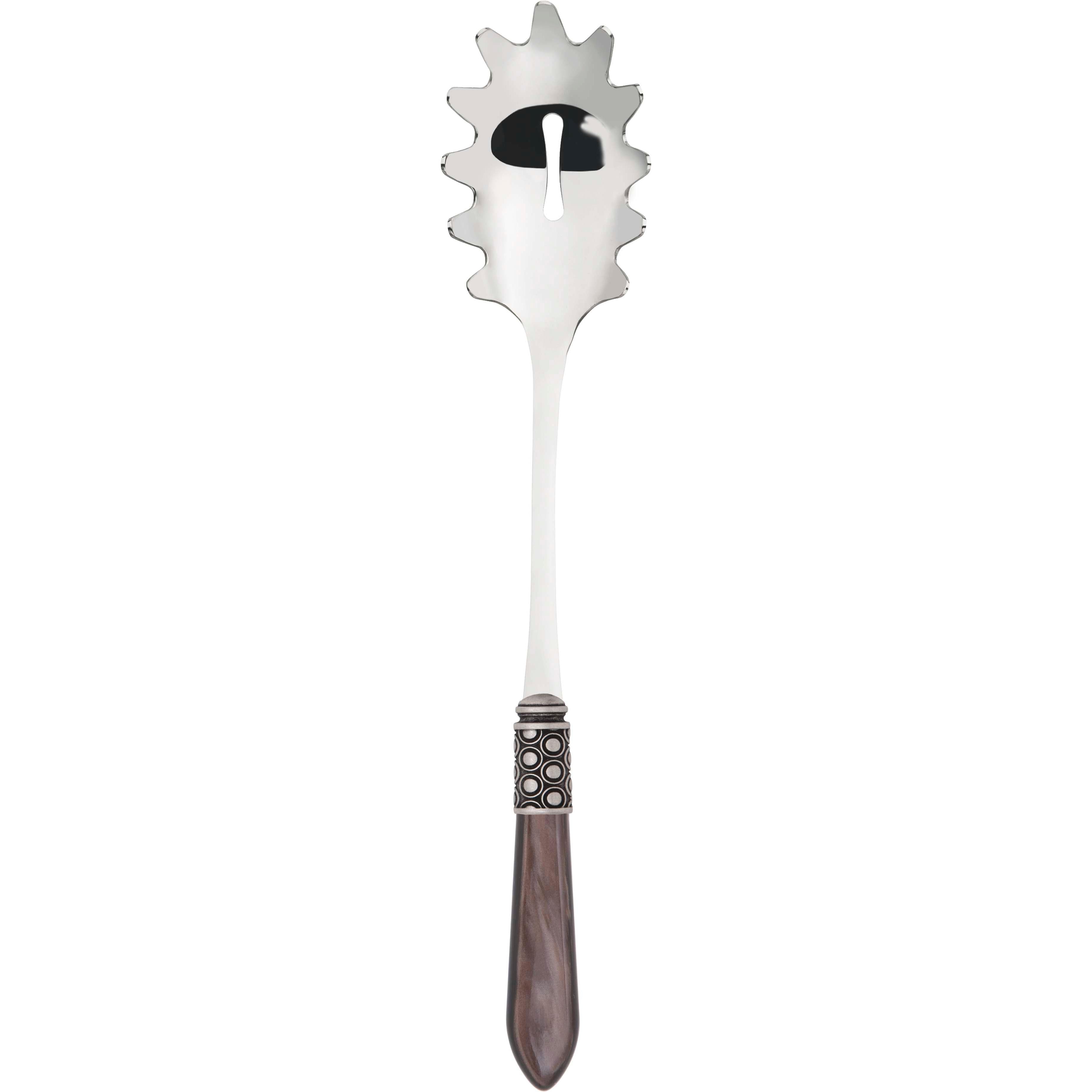 Optical Antique Pasta / Spaghetti Server - chocolate