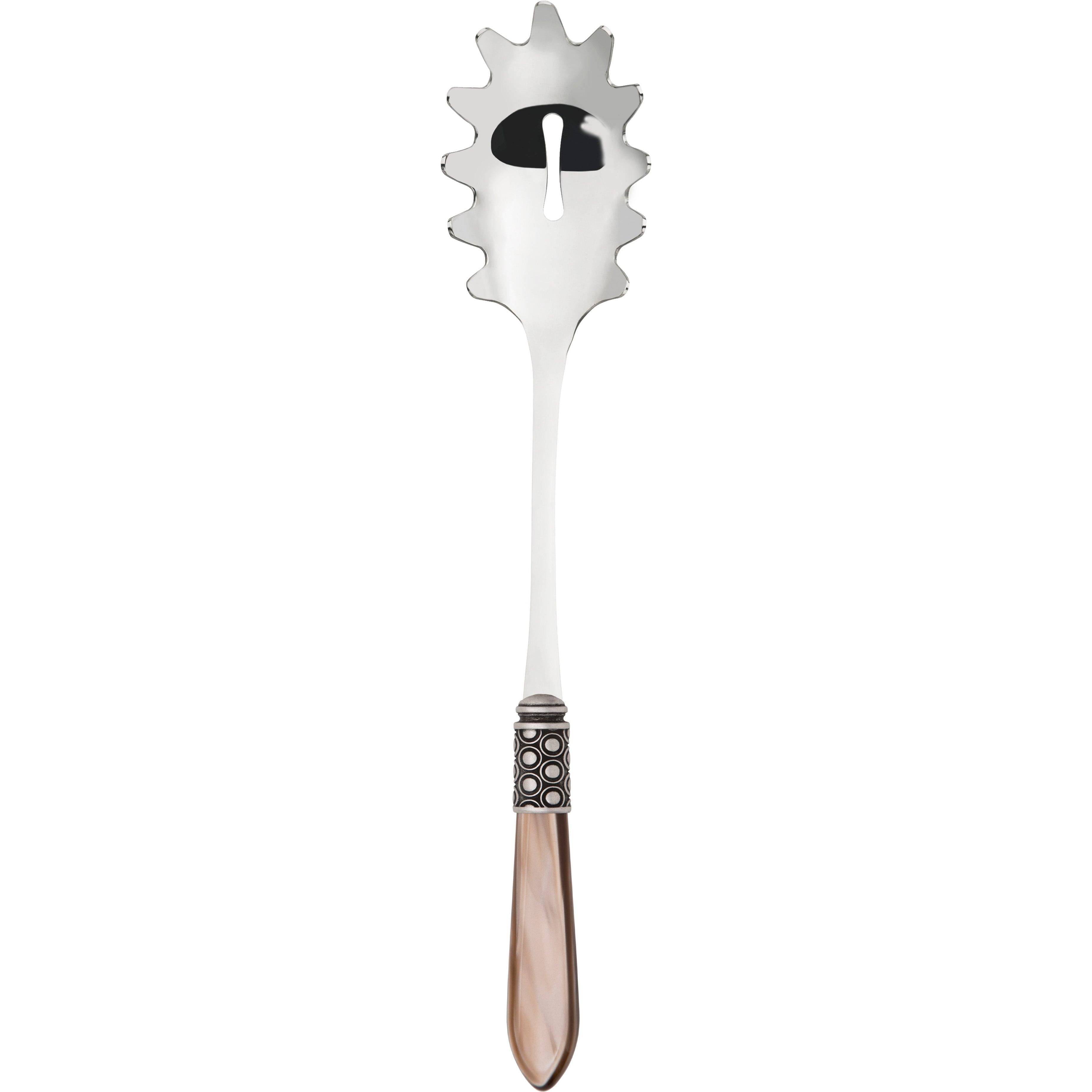 Optical Antique Pasta / Spaghetti Server - taupe-Casa Bugatti USA