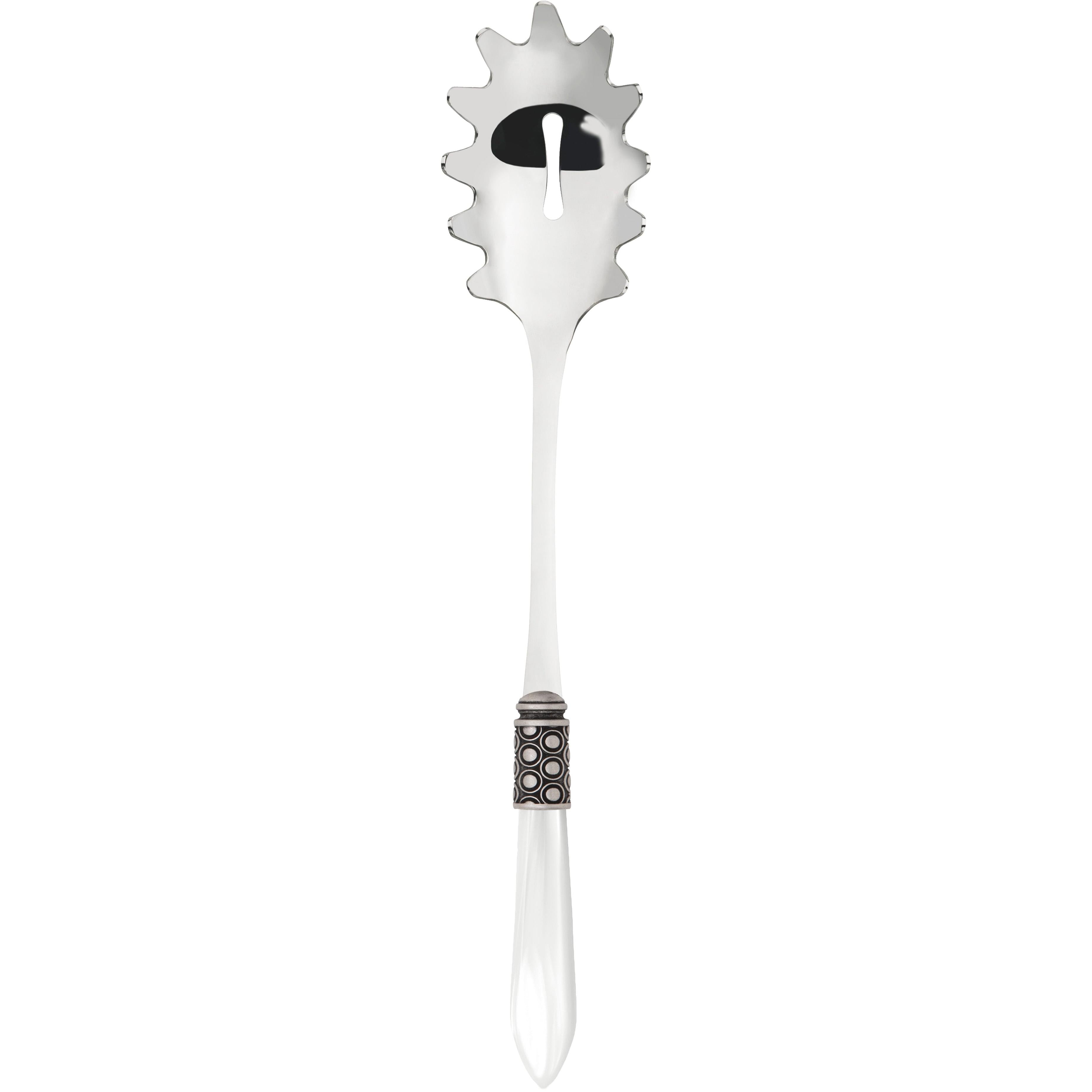 Optical Antique Pasta / Spaghetti Server - white