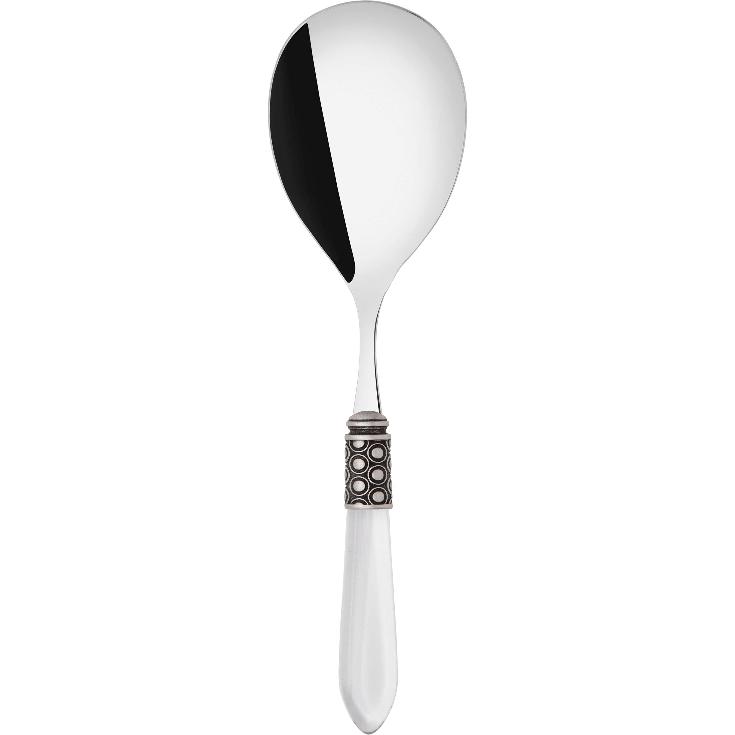 Optical Antique Rice Casserole Serving Spoon - clear