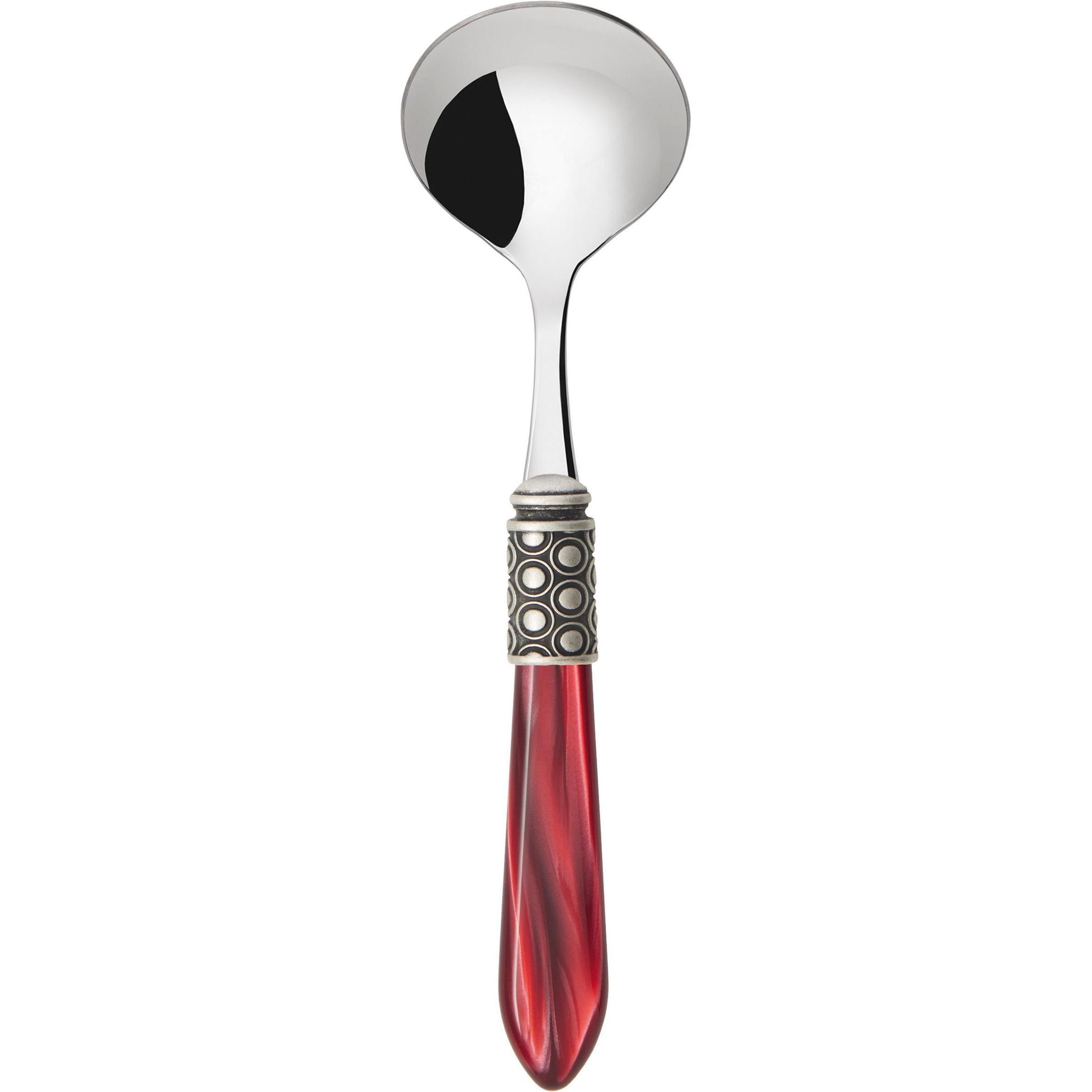 Optical Antique Sauce / Gravy Ladle - burgundy