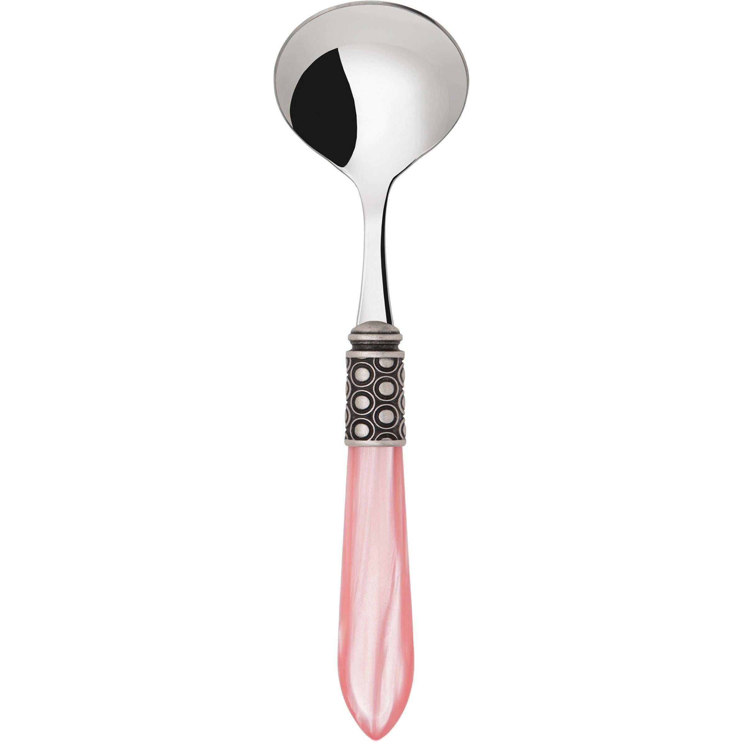 Optical Antique Sauce / Gravy Ladle - pink