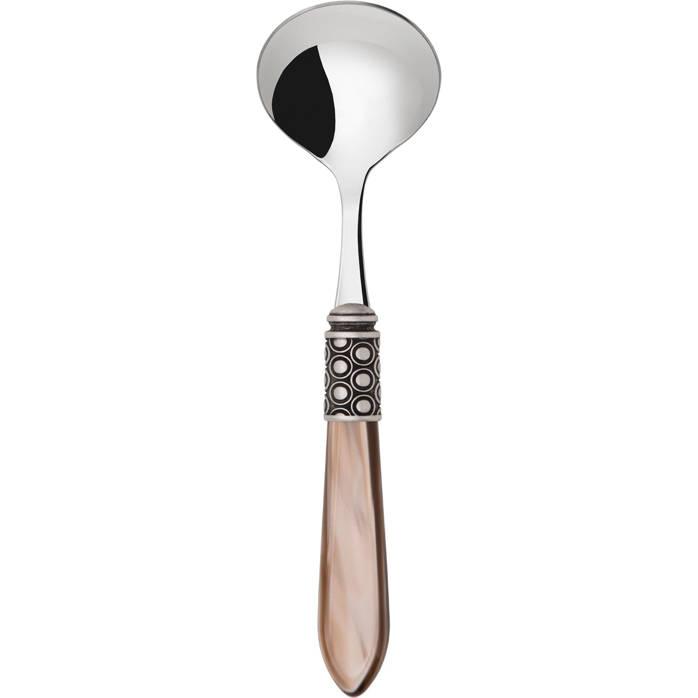 Optical Antique Sauce / Gravy Ladle - taupe