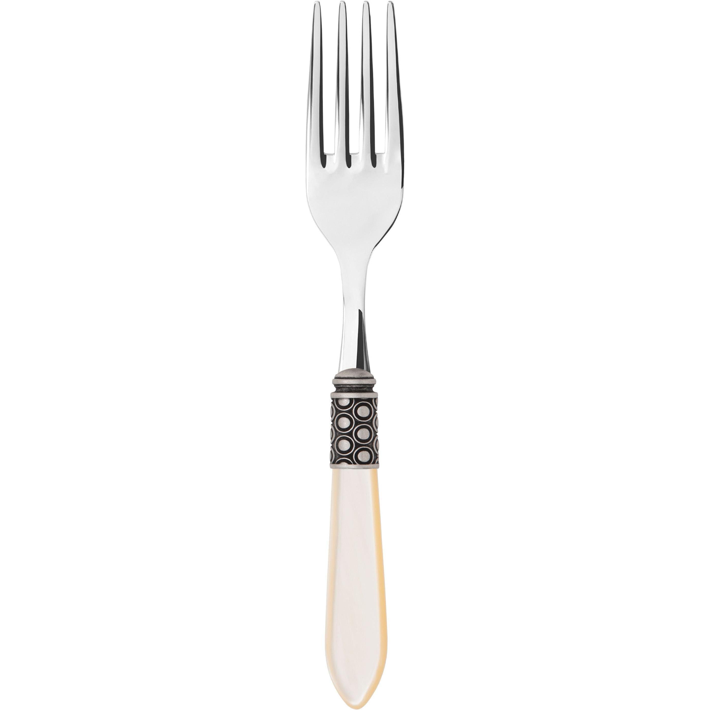 Optical Antique Serving Fork - Ivory