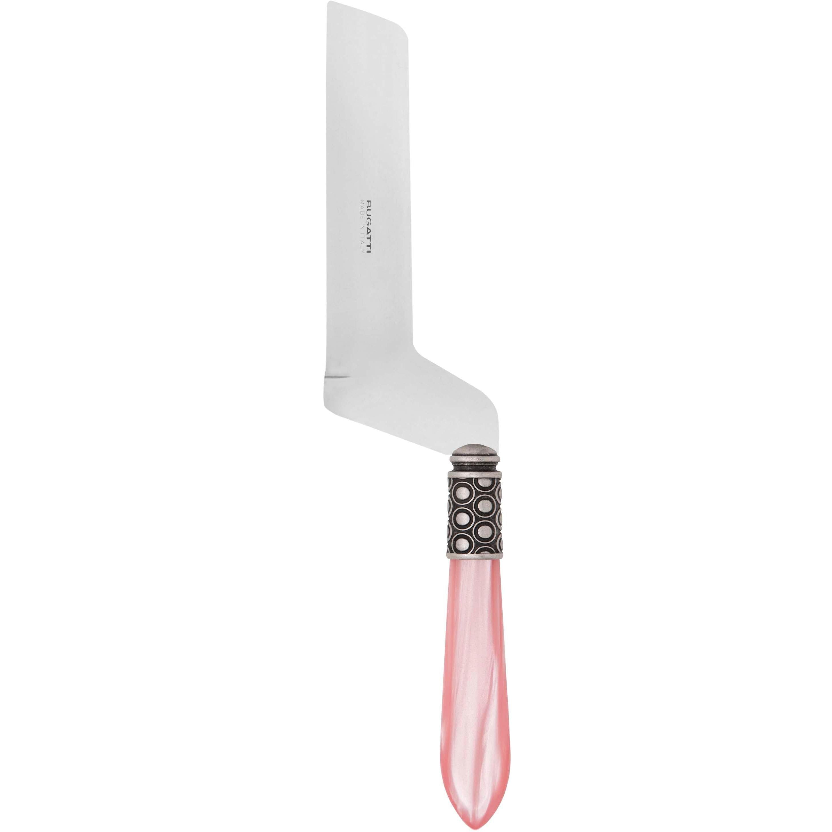 Optical Antique Soft Cheese Offset Knife - pink