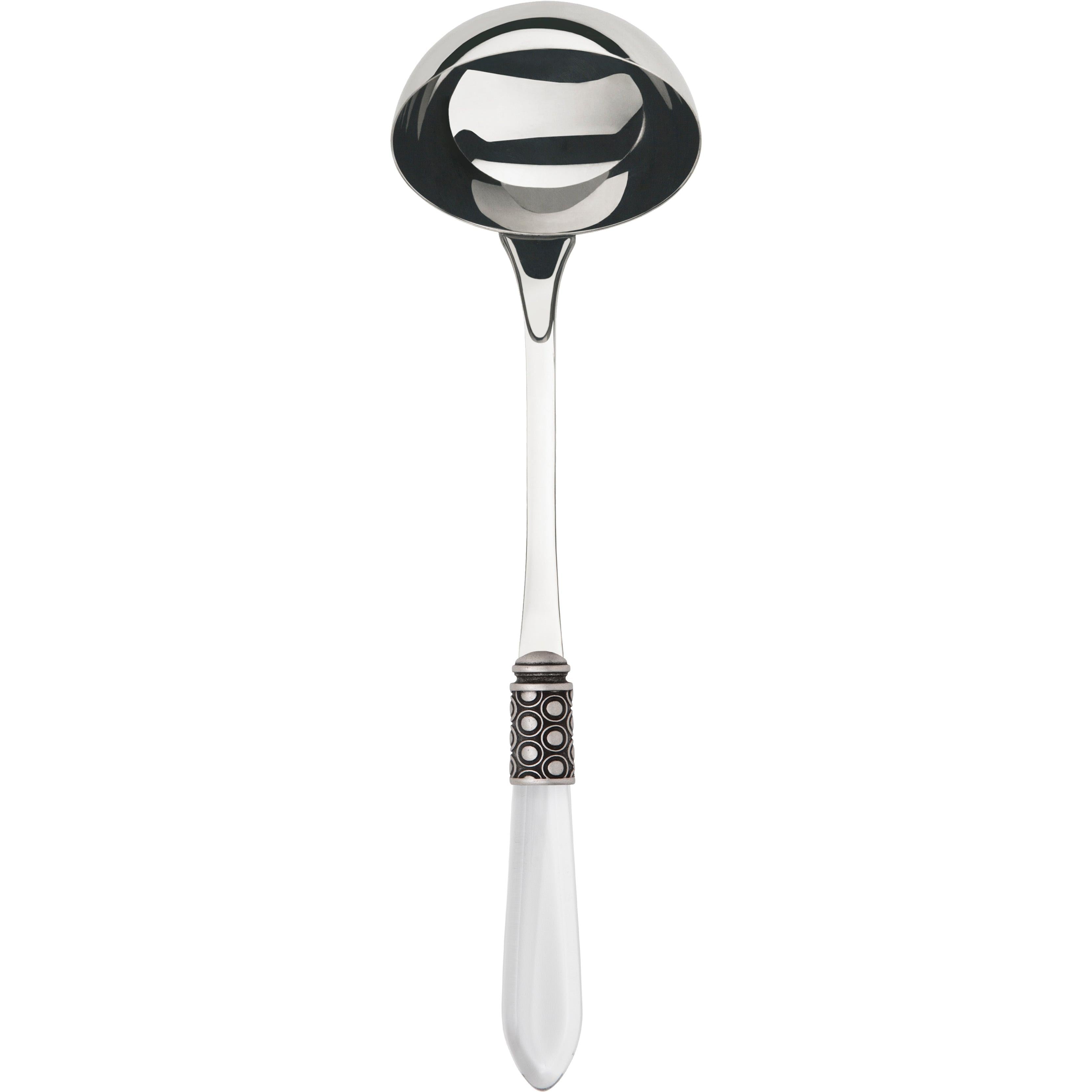 Optical Antique Soup Ladle - clear-Casa Bugatti USA