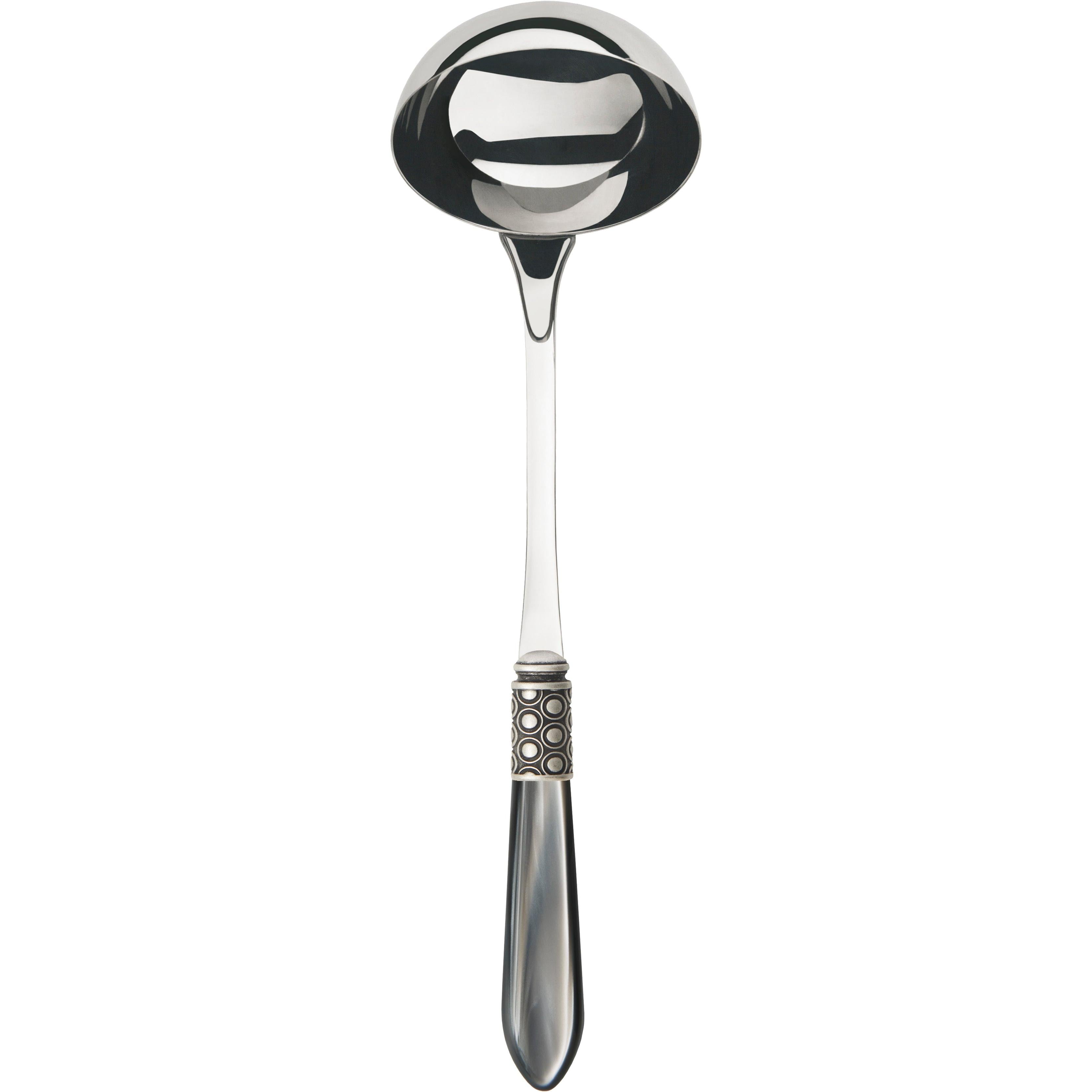 Optical Antique Soup Ladle - gray