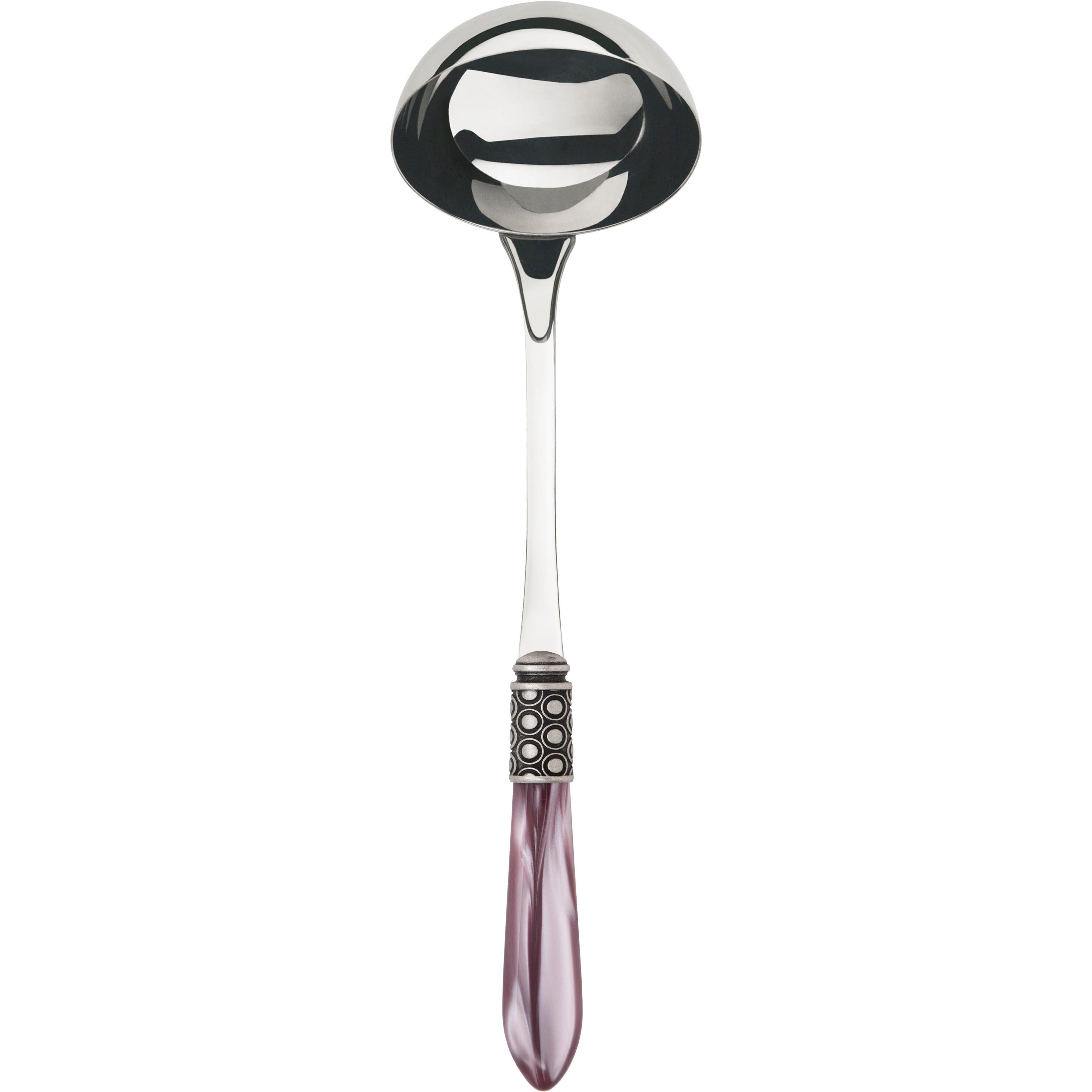 Optical Antique Soup Ladle - lilac-Casa Bugatti USA