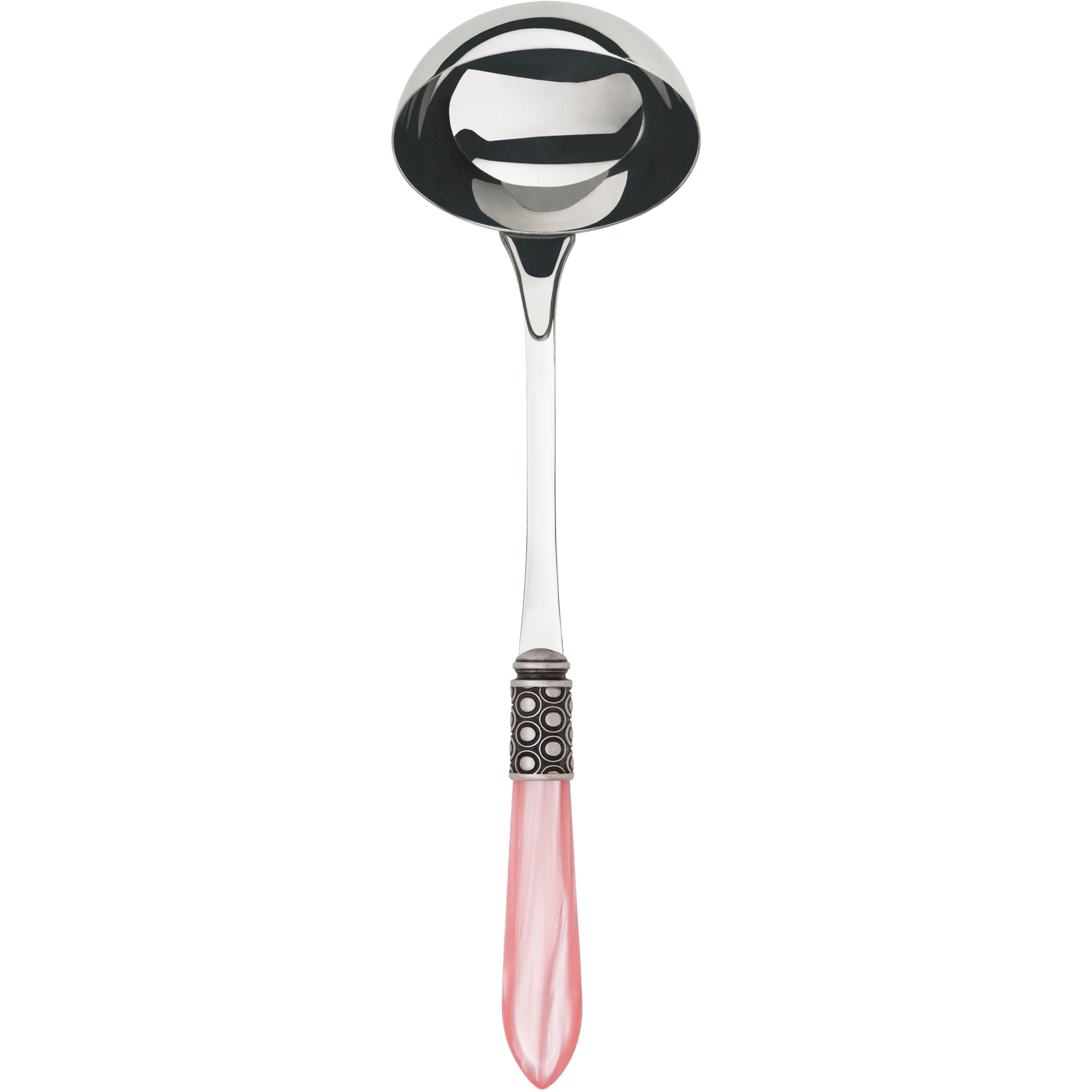 Optical Antique Soup Ladle - pink