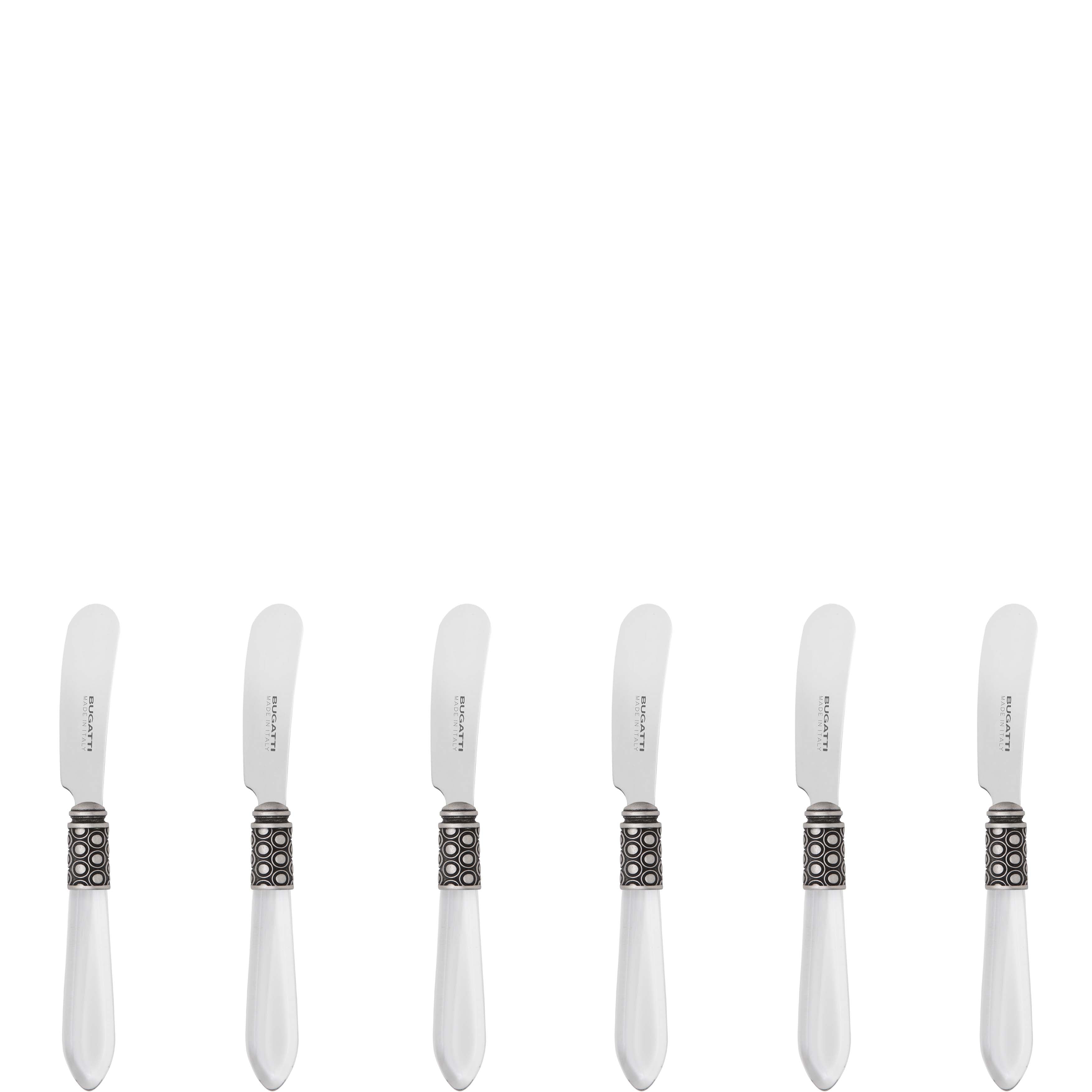 Optical Antique Spreader / Butter Knife Set - clear