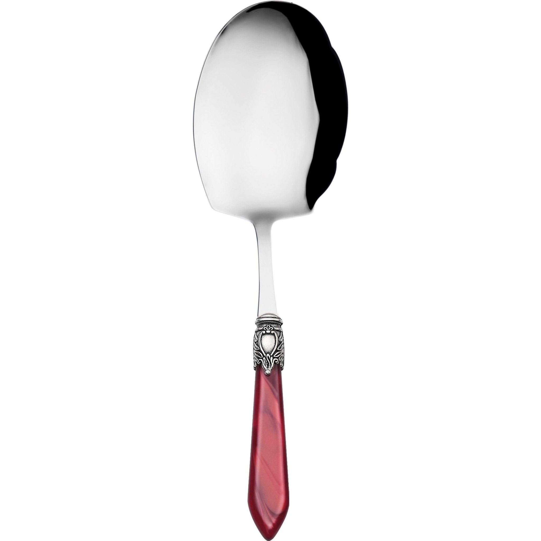 Oxford Antique Kebab Serving Spoon - Burgundy-Casa Bugatti USA