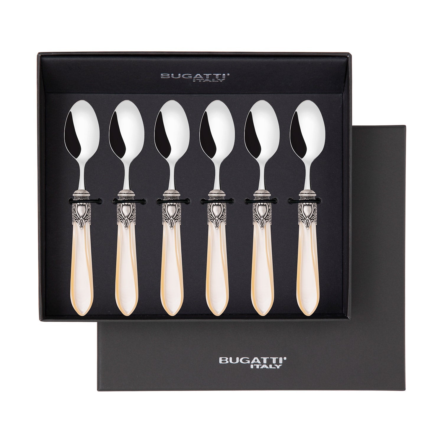 Oxford Antique Mocha Spoons Set Ivory