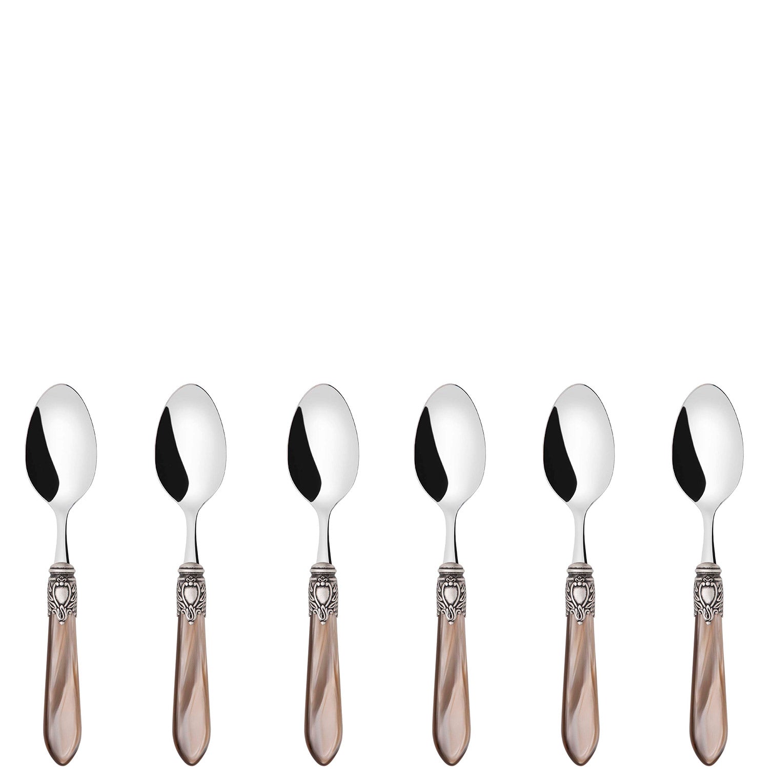 Oxford Antique Coffee Spoons Set Taupe
