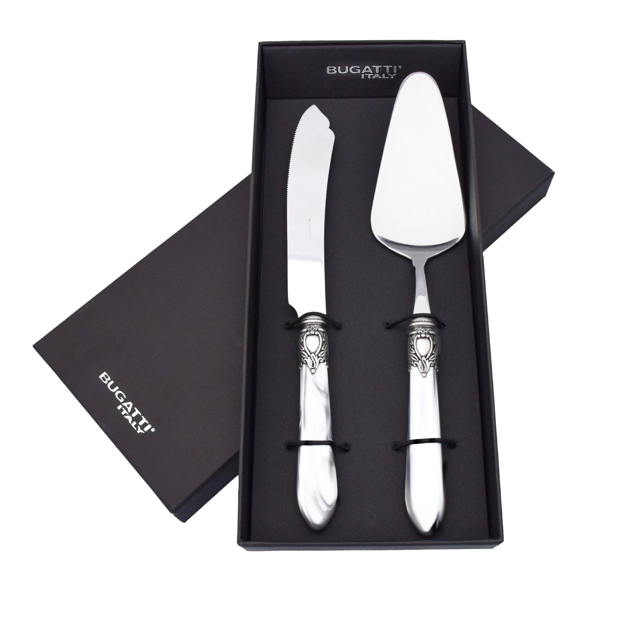 Oxford Antique 2 Piece Cake Set White-Casa Bugatti USA