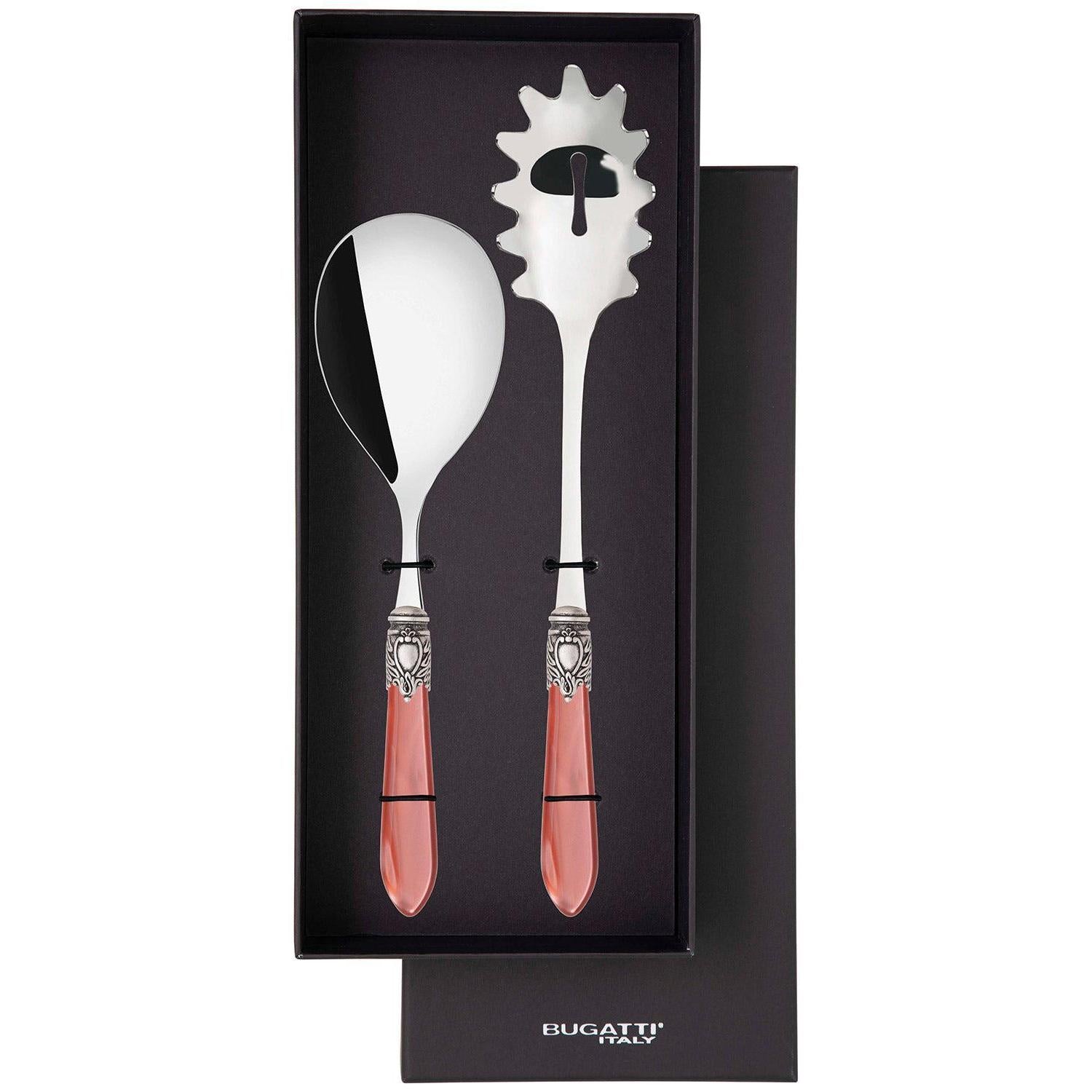 Oxford Antique 2 Piece Pasta Serving Set Rust