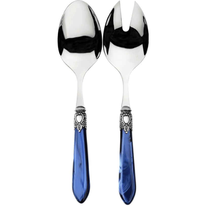 Oxford Antique 2 Piece Salad Set Royal Blue-Casa Bugatti USA