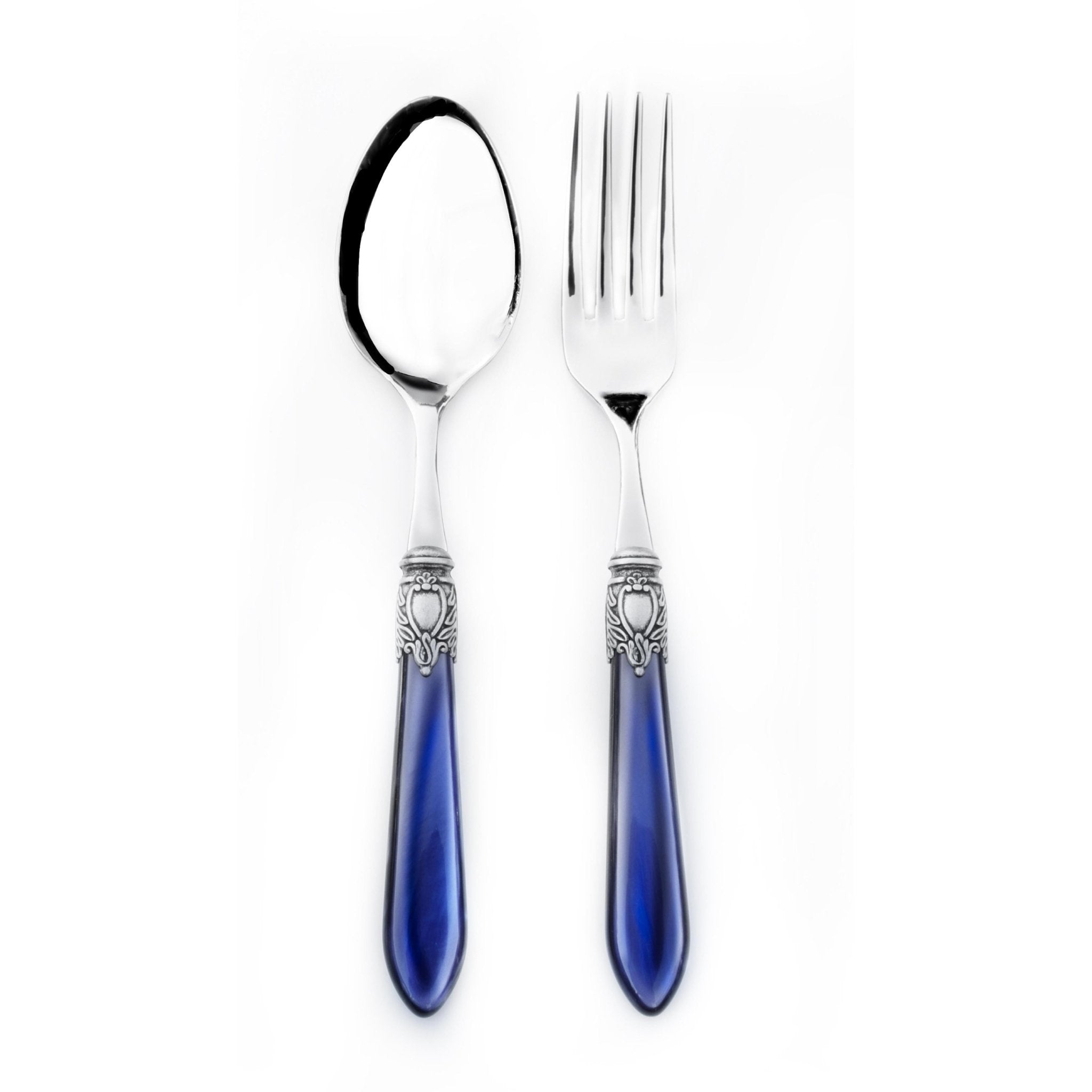Oxford Antique 2 Piece Serving Set Royal Blue-Casa Bugatti USA