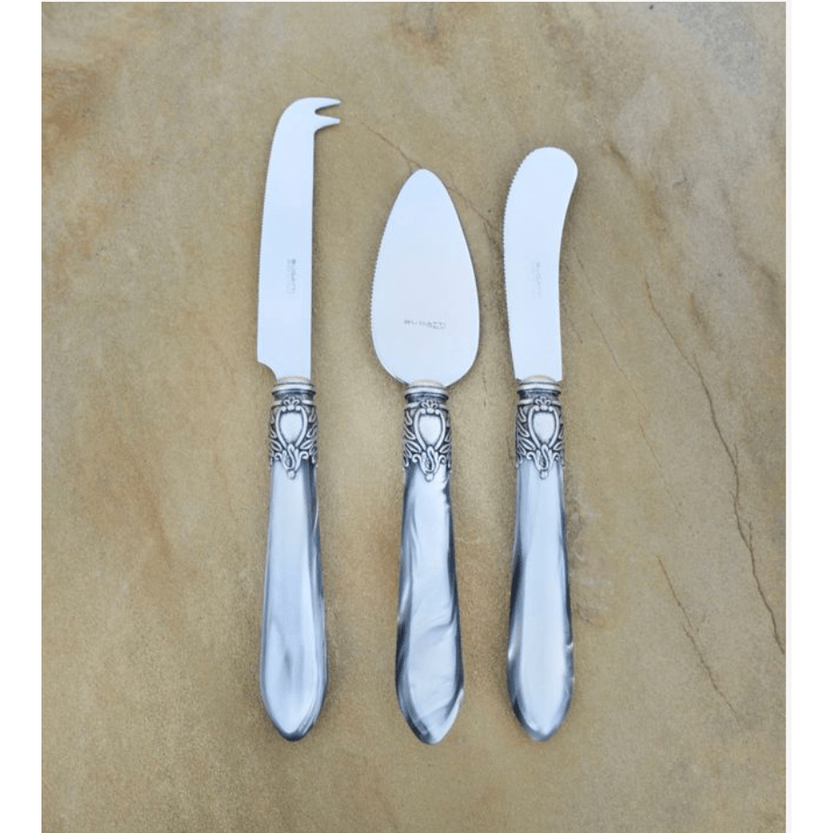 Oxford Antique 3 Piece Cheese Set Grey-Casa Bugatti USA