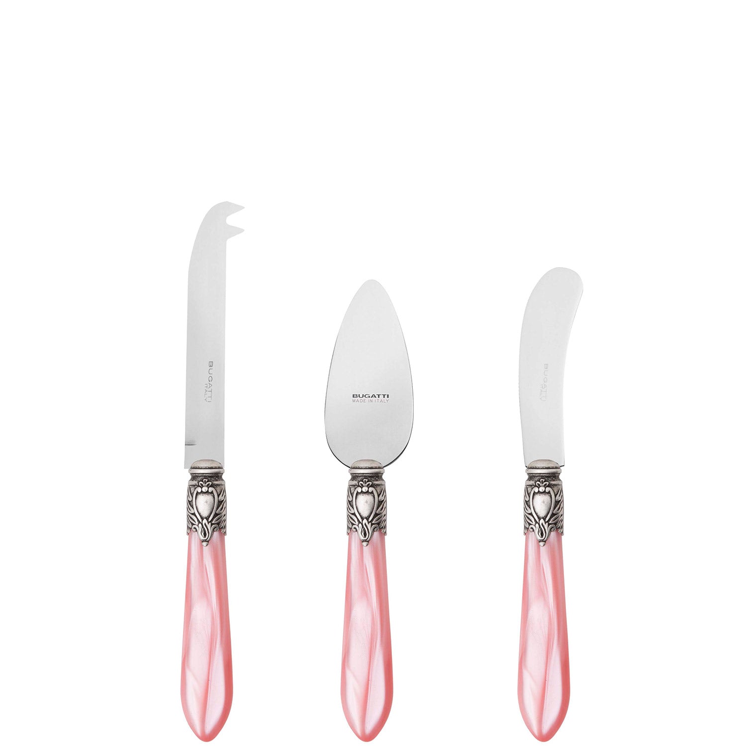 Oxford Antique 3 Piece Cheese Set Pink
