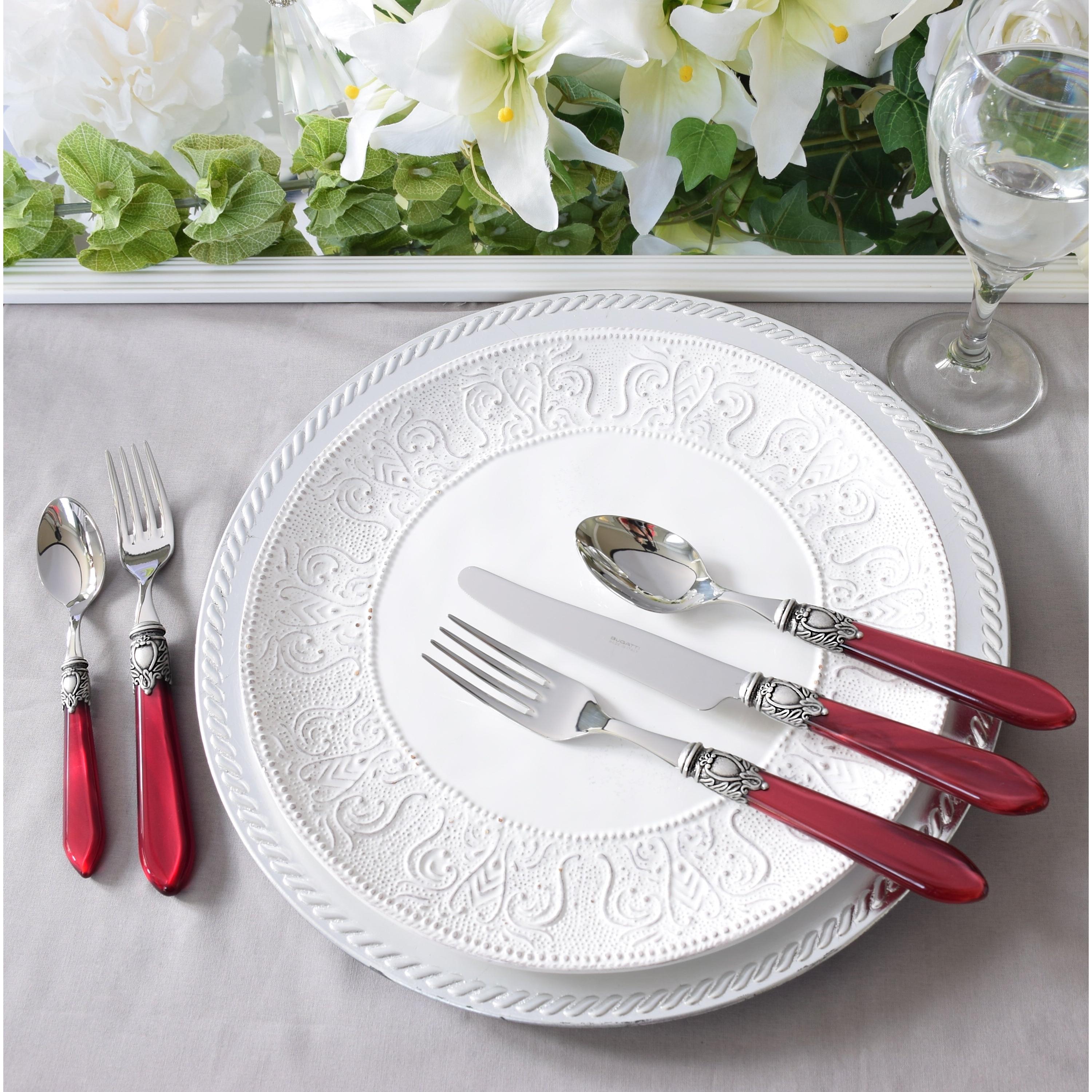 Oxford Antique 5 piece place setting - Burgundy